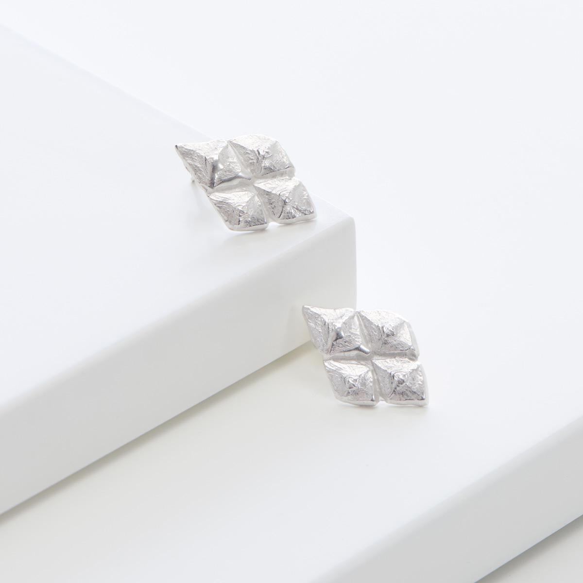 Pihka earrings small silver (sample)