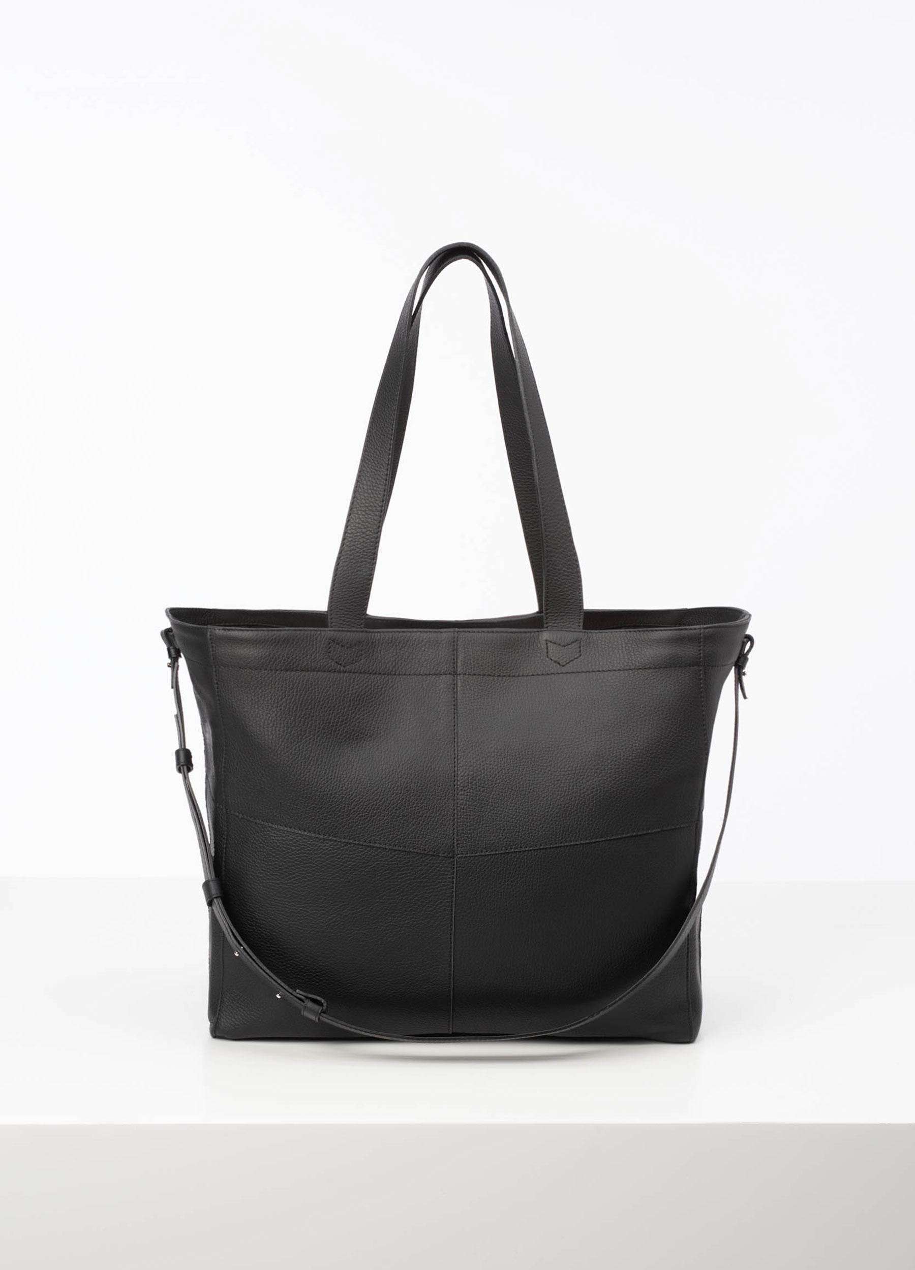 Aitta-olkalaukku musta