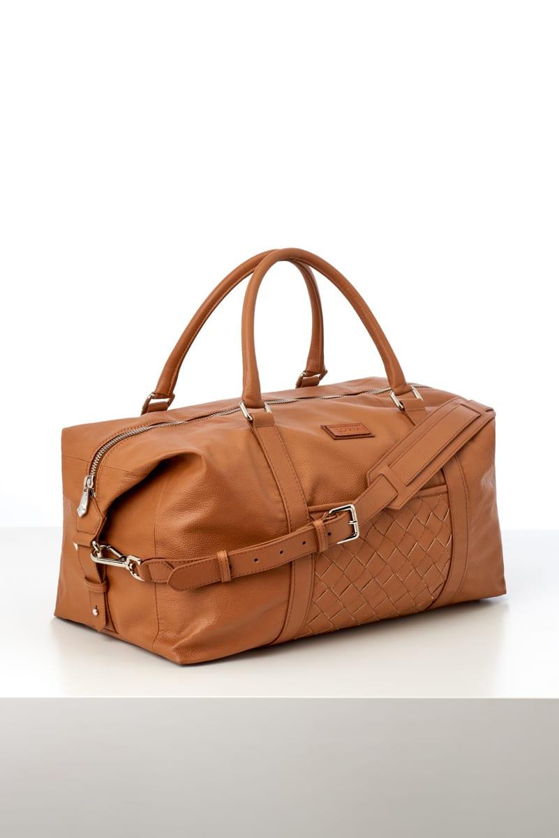 Karelia weekender bag foliage brown