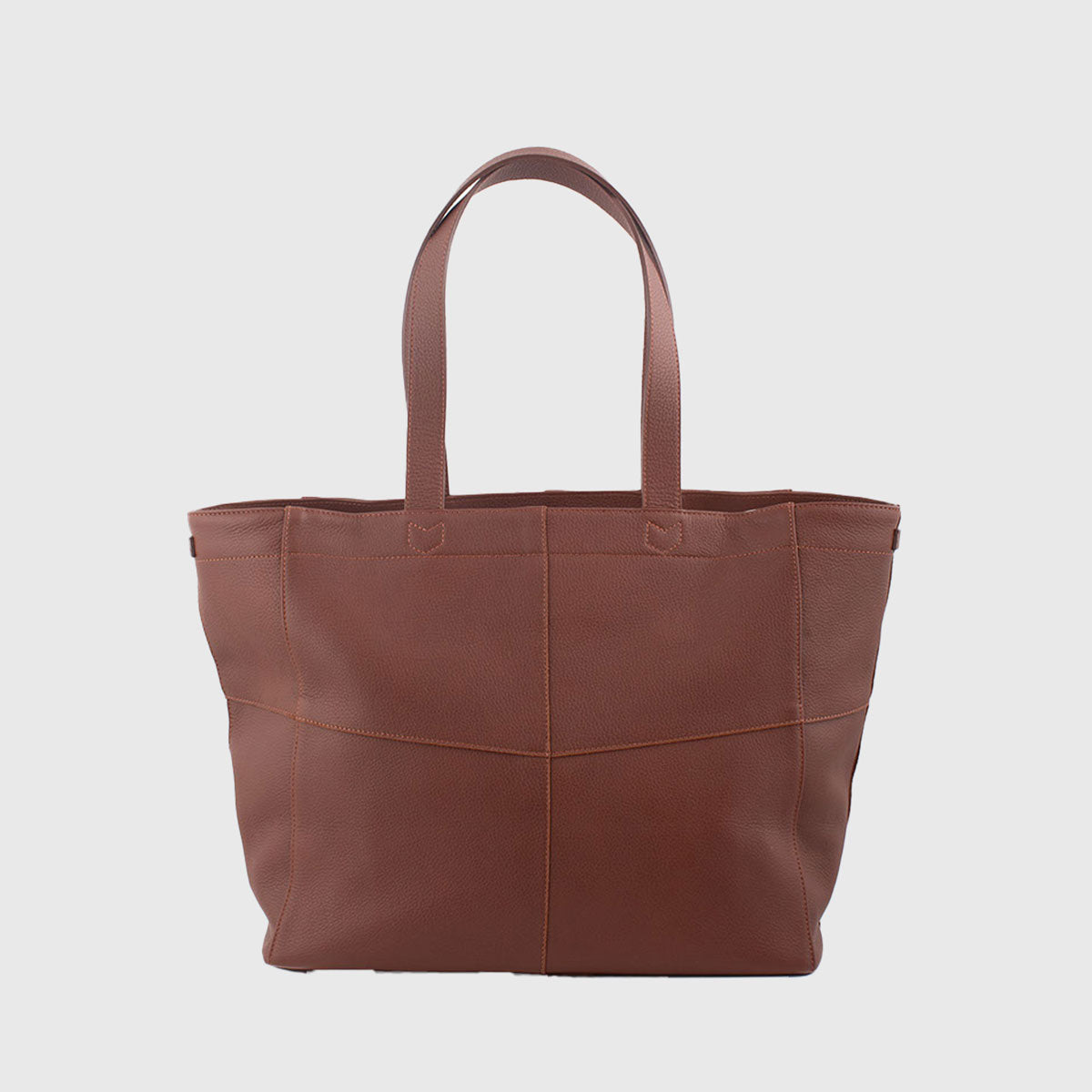Aitta tote bag nordic brown elk leather