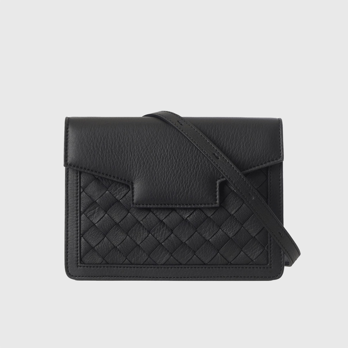 Kaiho shoulder bag black / silver