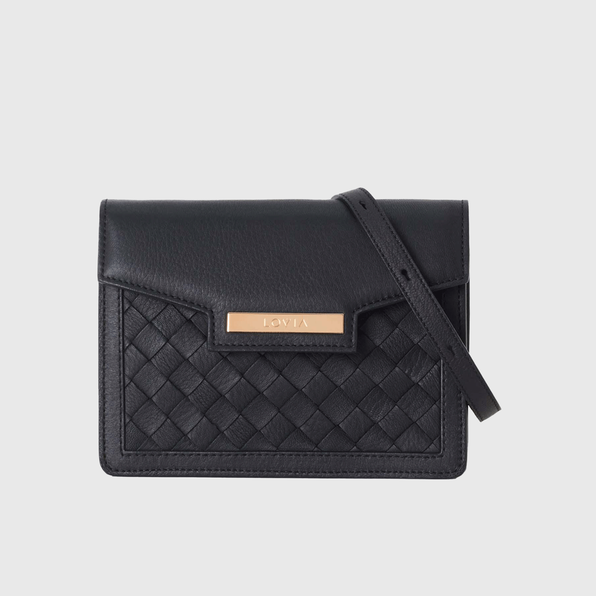 Kaiho shoulder bag Black / gold
