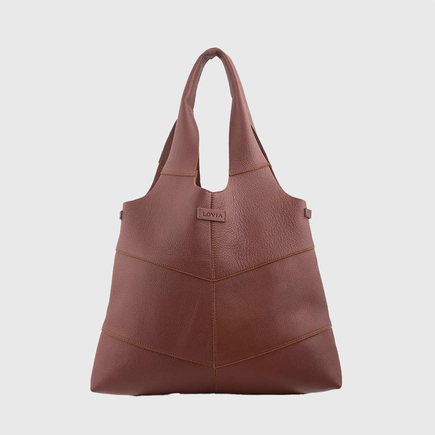 Rihma tote bag brown elk leather