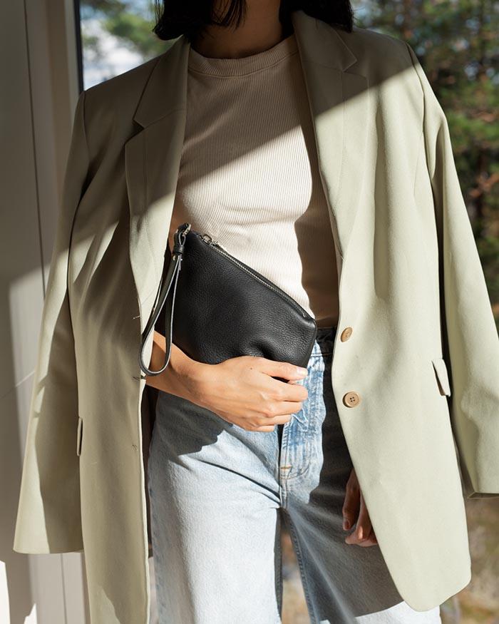 Käpy pouch bag black