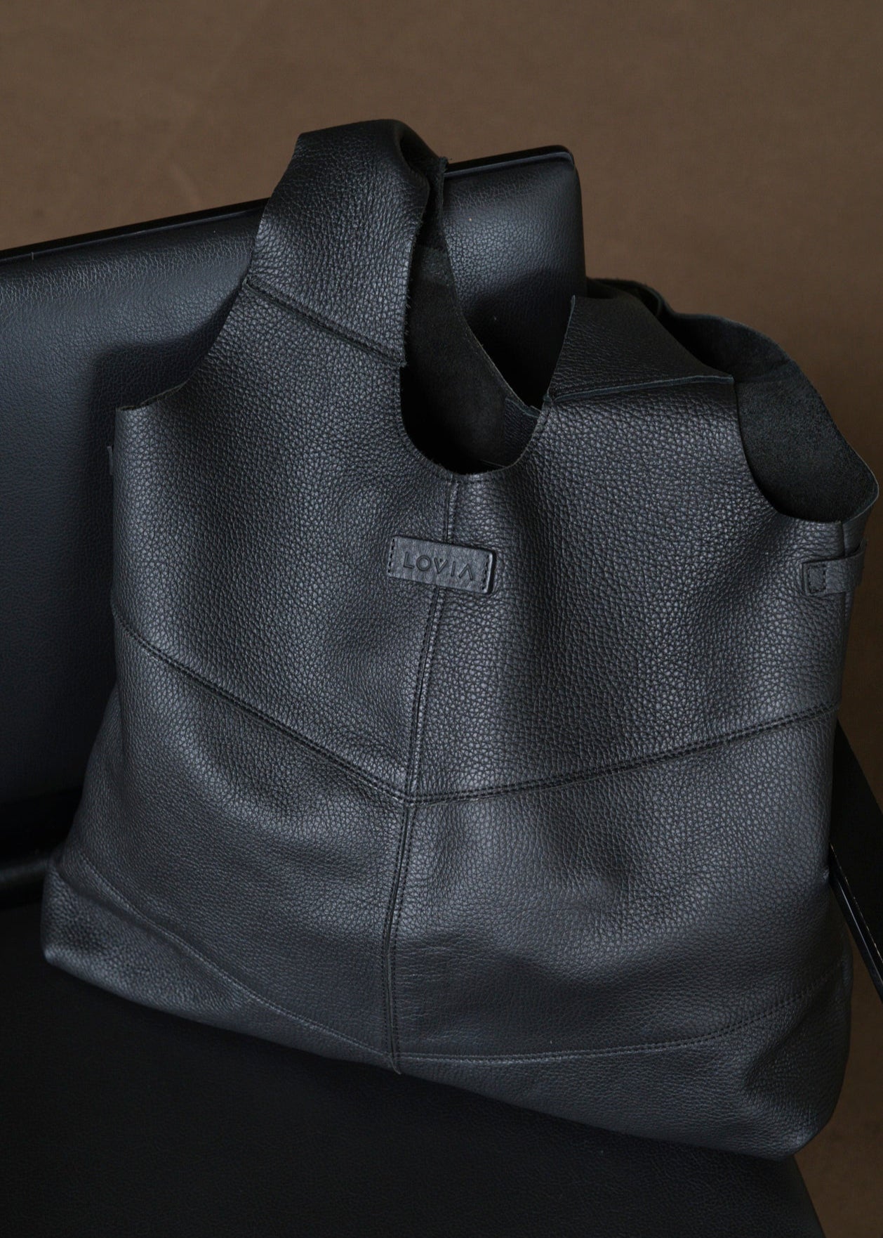 Rihma tote bag black