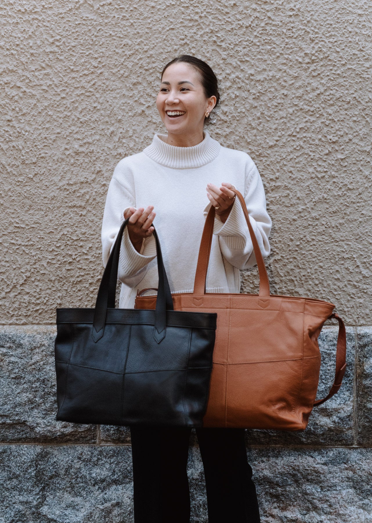 Riihi-olkalaukku musta