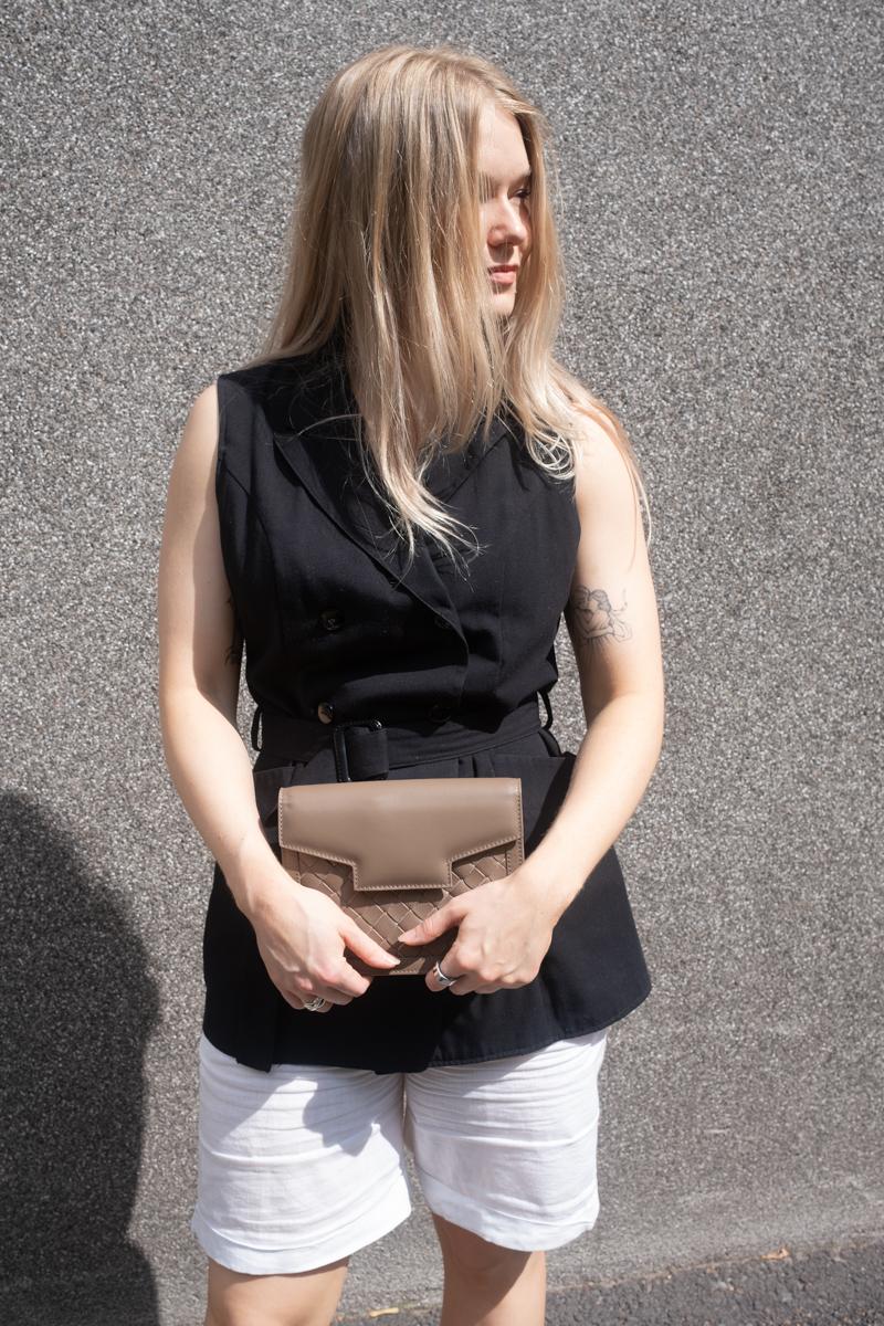 Kaiho Crossbody bag Taupe