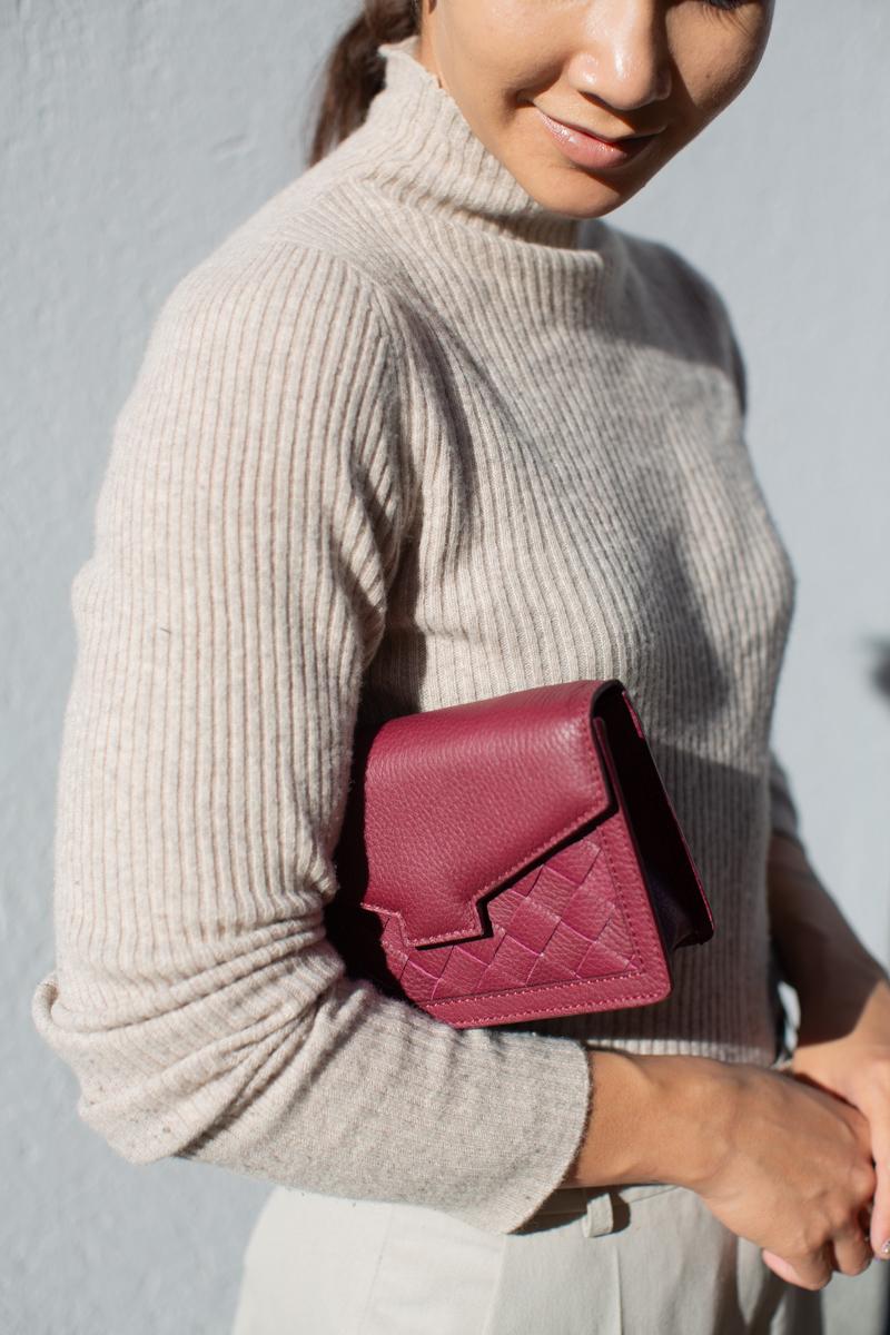 Hilla shoulder bag burgundy