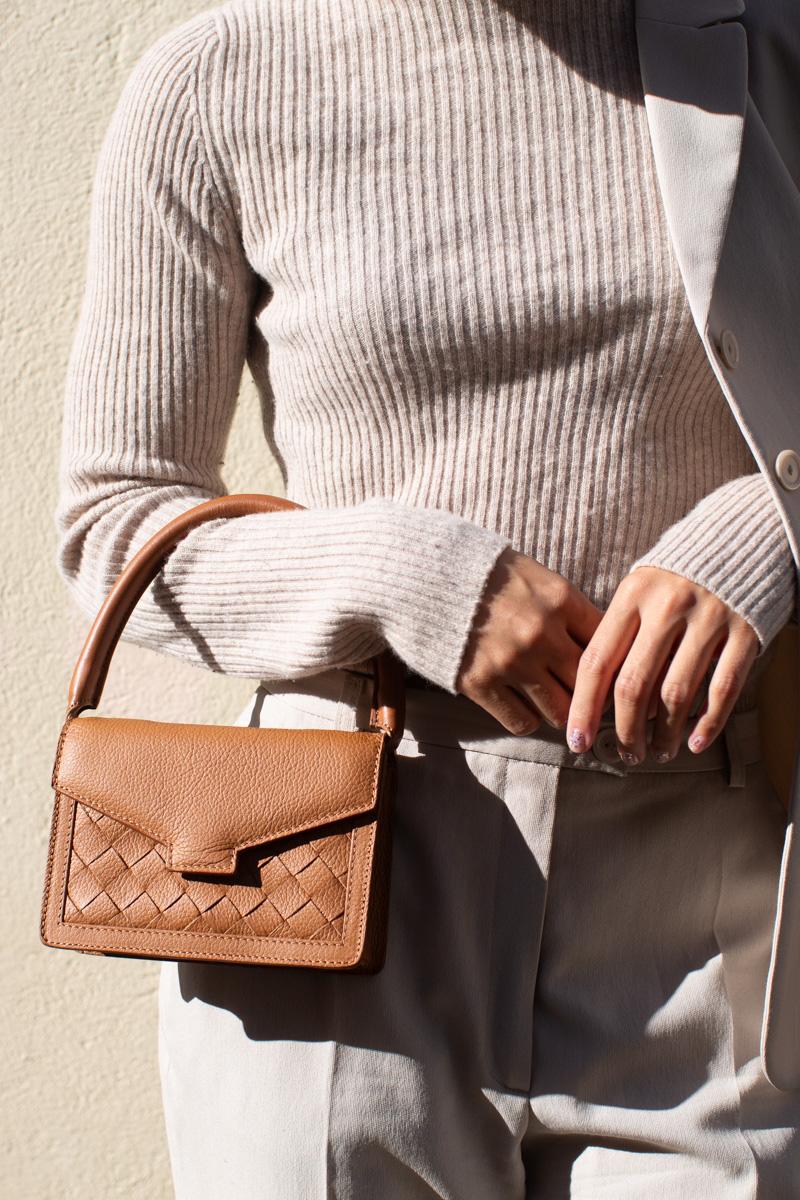 Hilla shoulder bag foliage brown