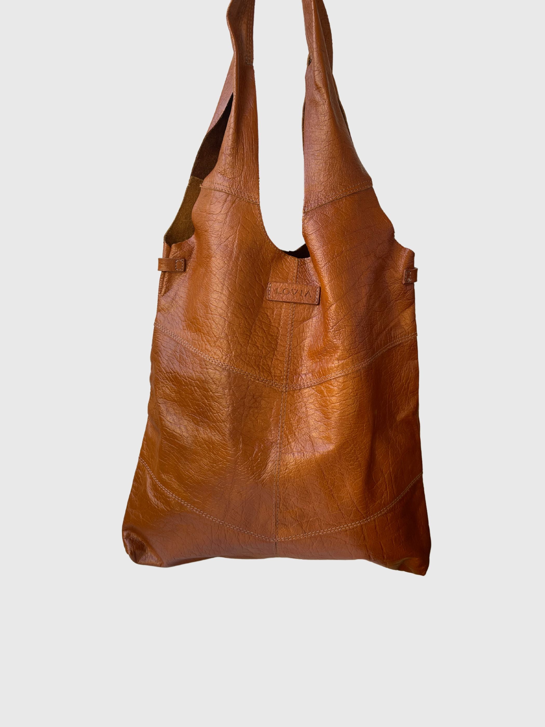 Sammal olkalaukku croco embossed Preloved