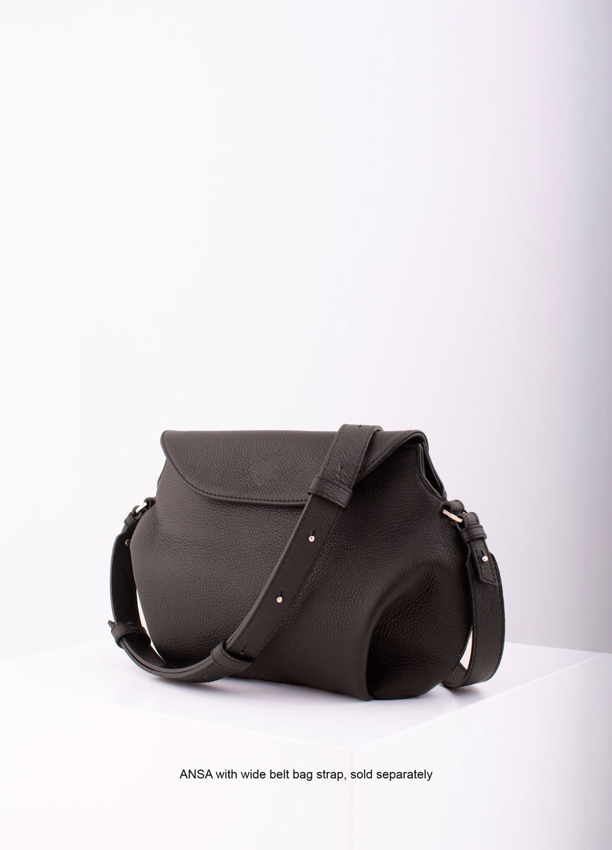 Ansa crossbody bag black