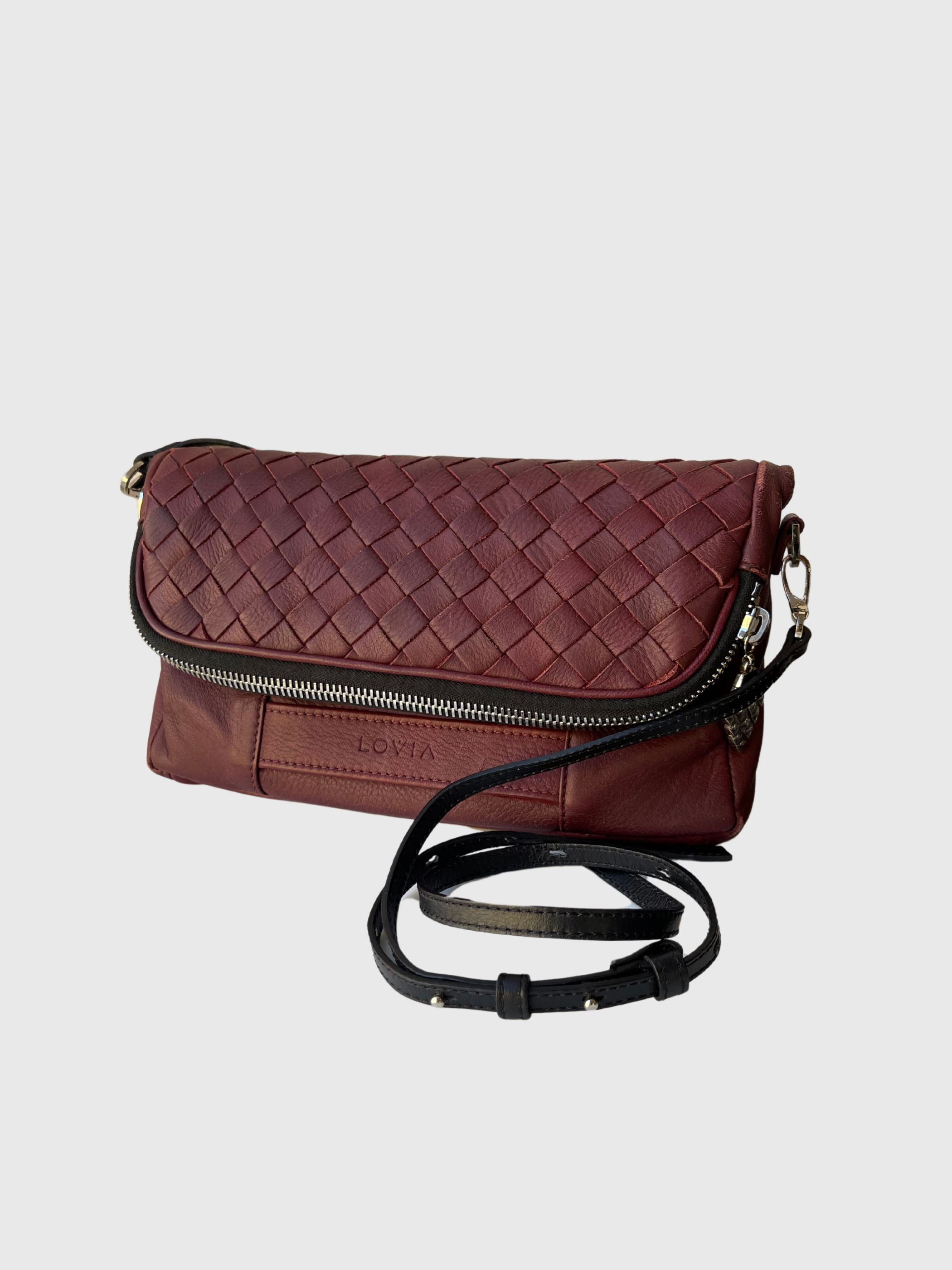 Aira crossbody-laukku viininpunainen Preloved