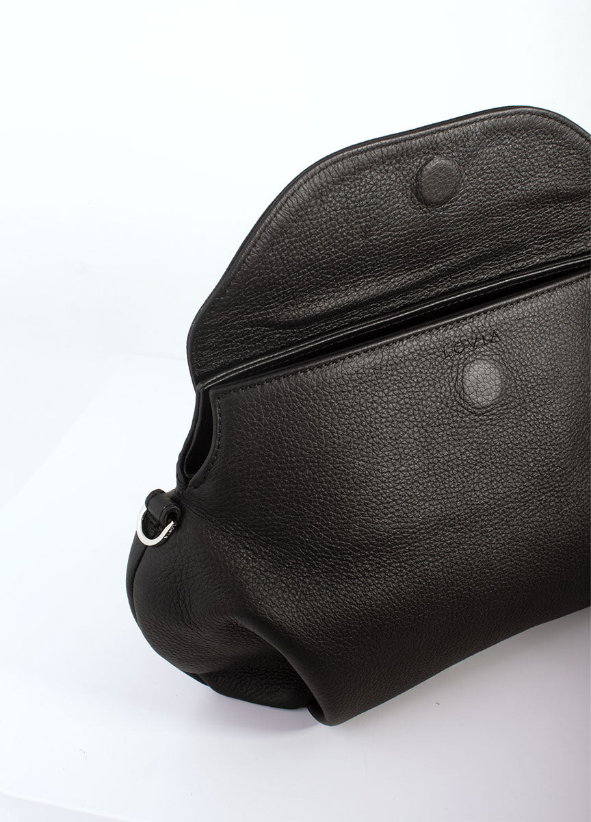Ansa crossbody bag black