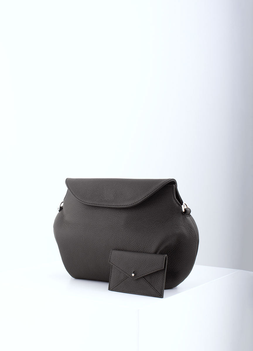 Ansa crossbody bag black