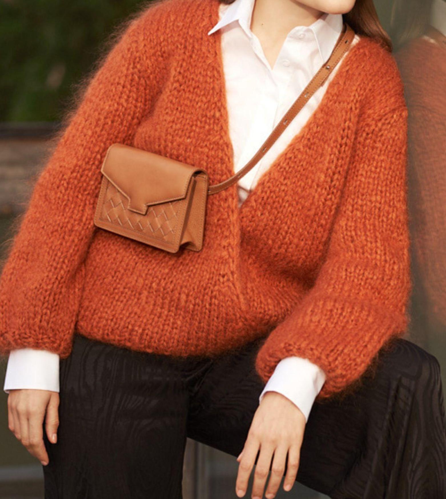 Hilla shoulder bag foliage brown