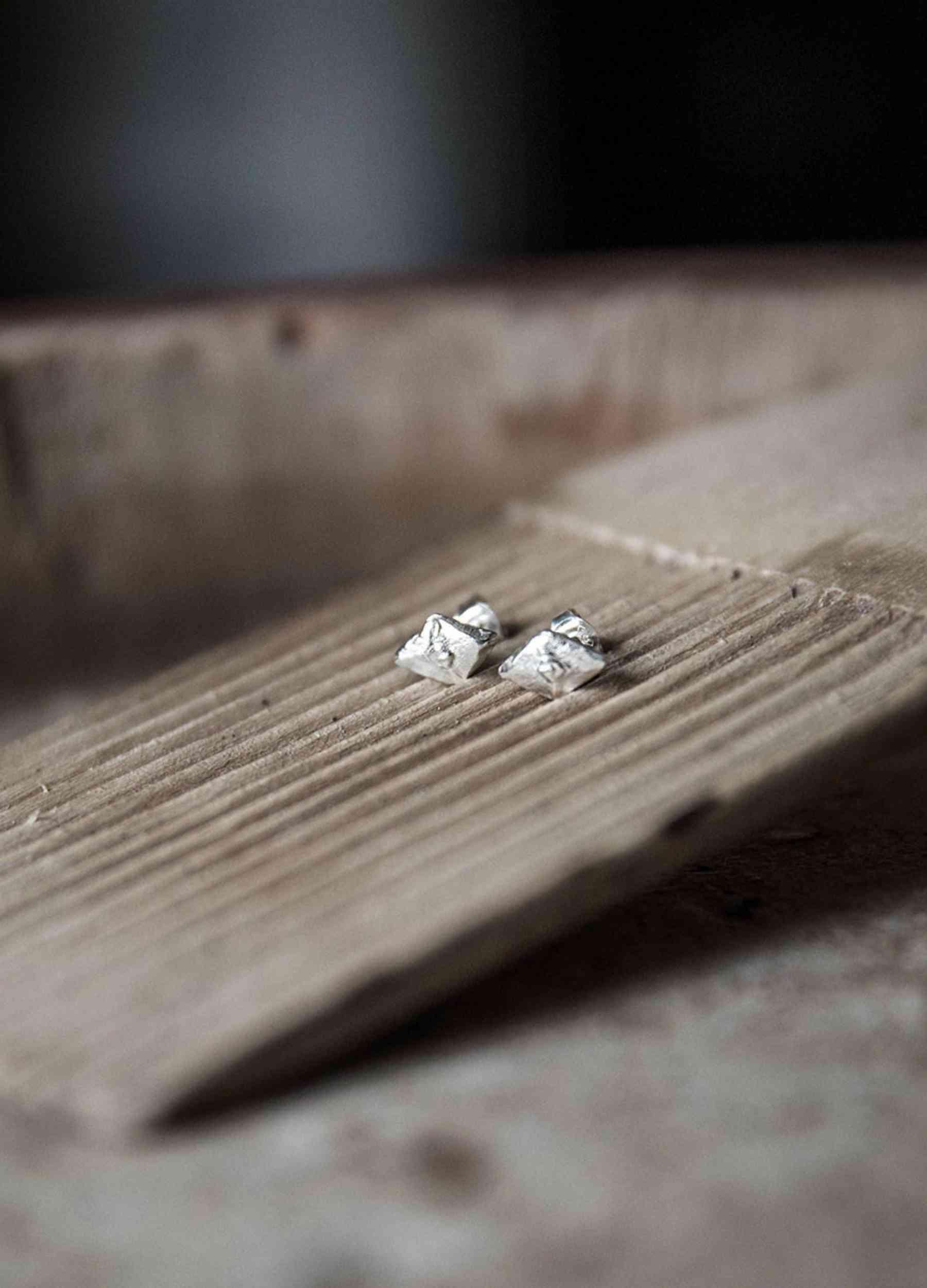 Kaarna earrings silver (sample)