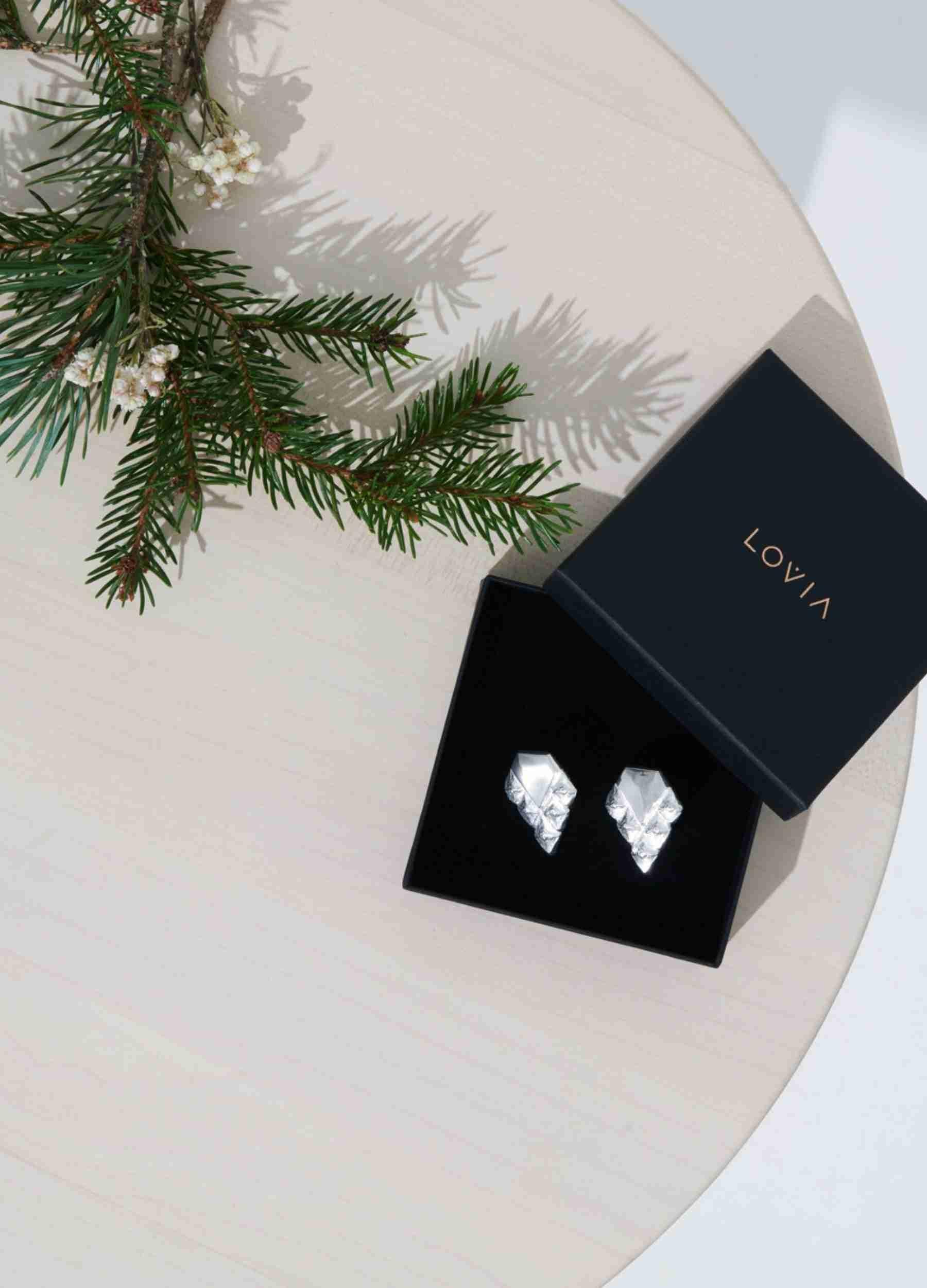 Pihka earrings silver