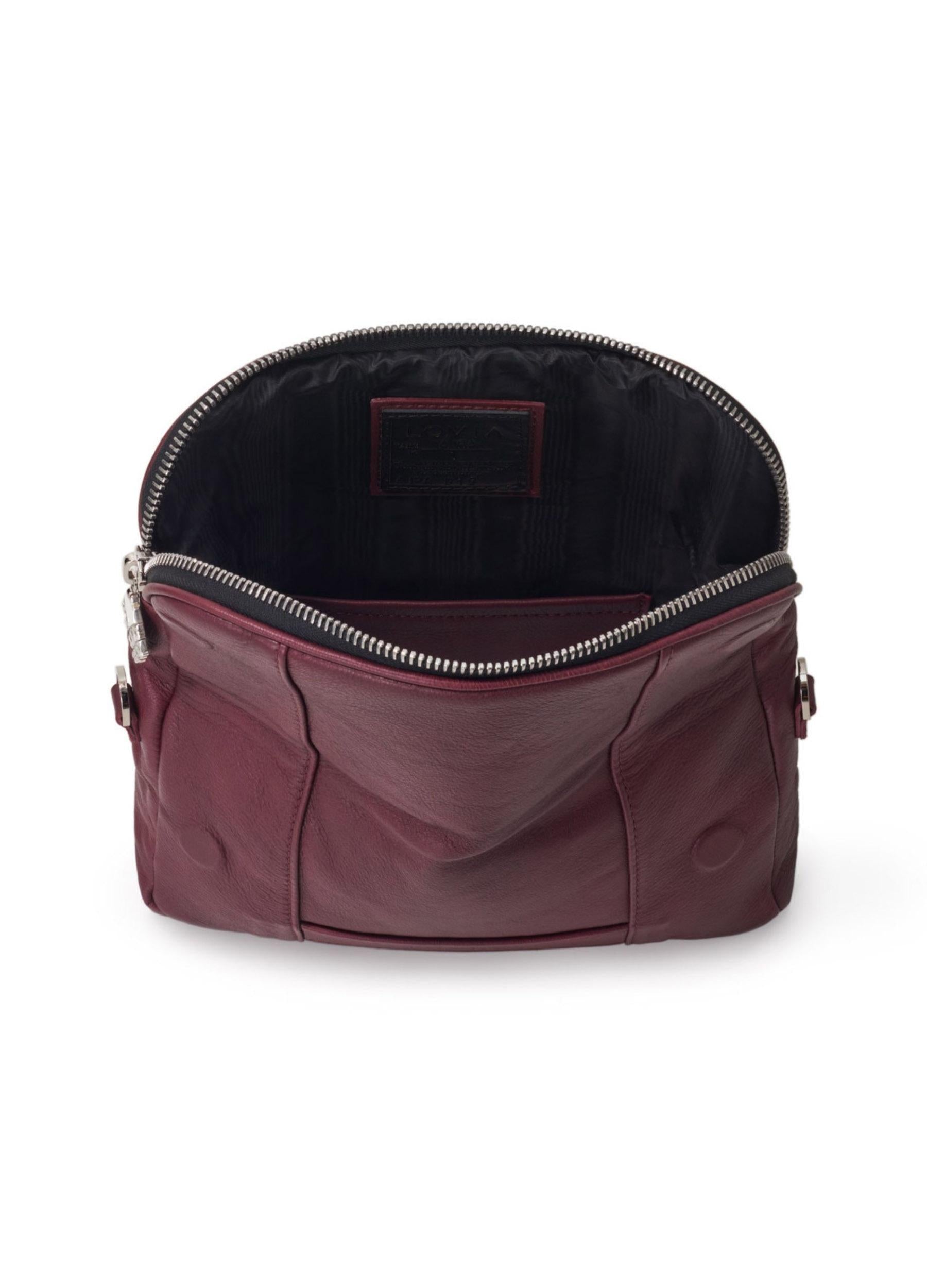 Aira crossbody-laukku viininpunainen