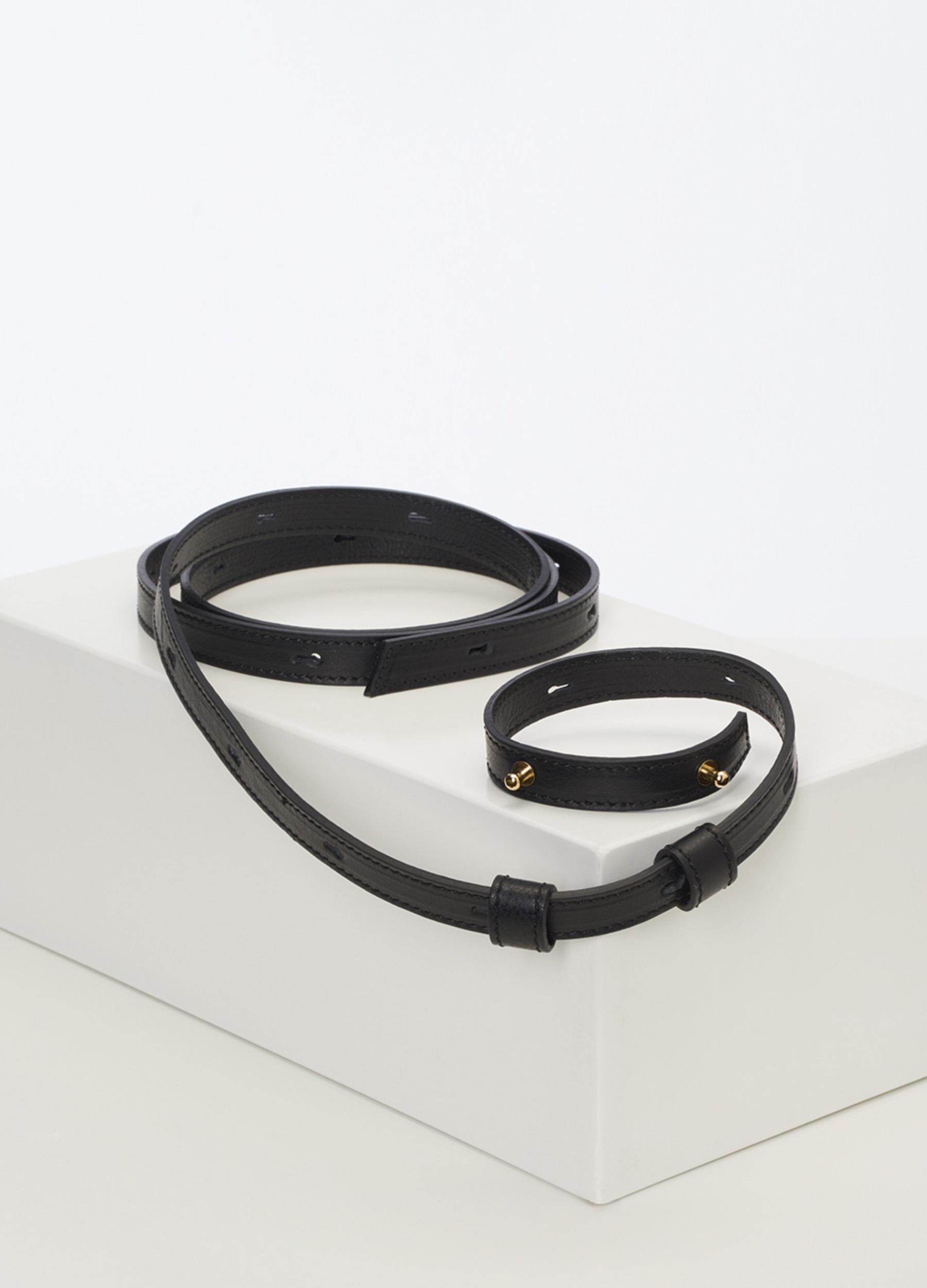 Belt bag strap for Hilla & Kaiho crossbody black / gold