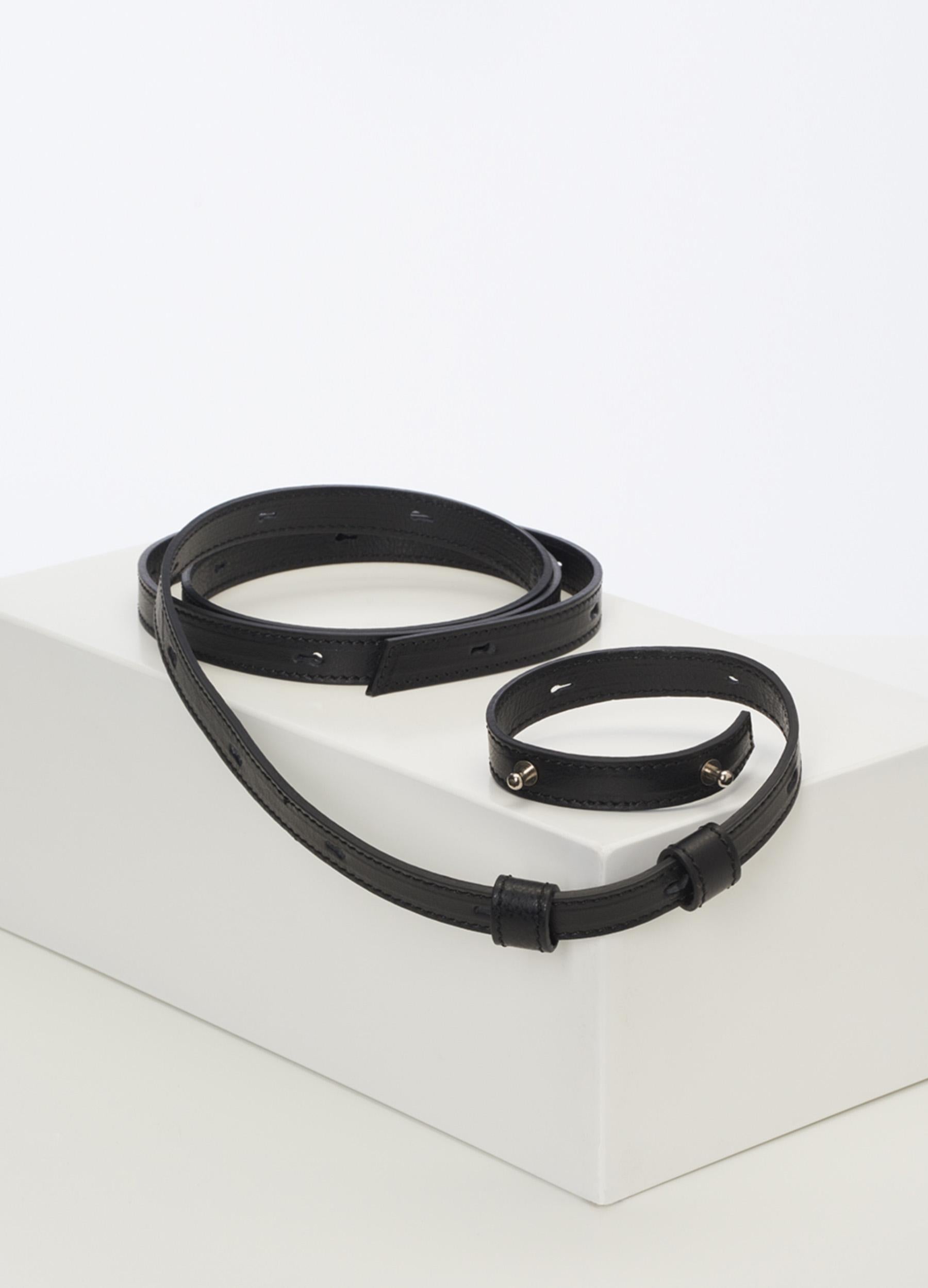 Belt bag strap for Hilla & Kaiho crossbody black / silver