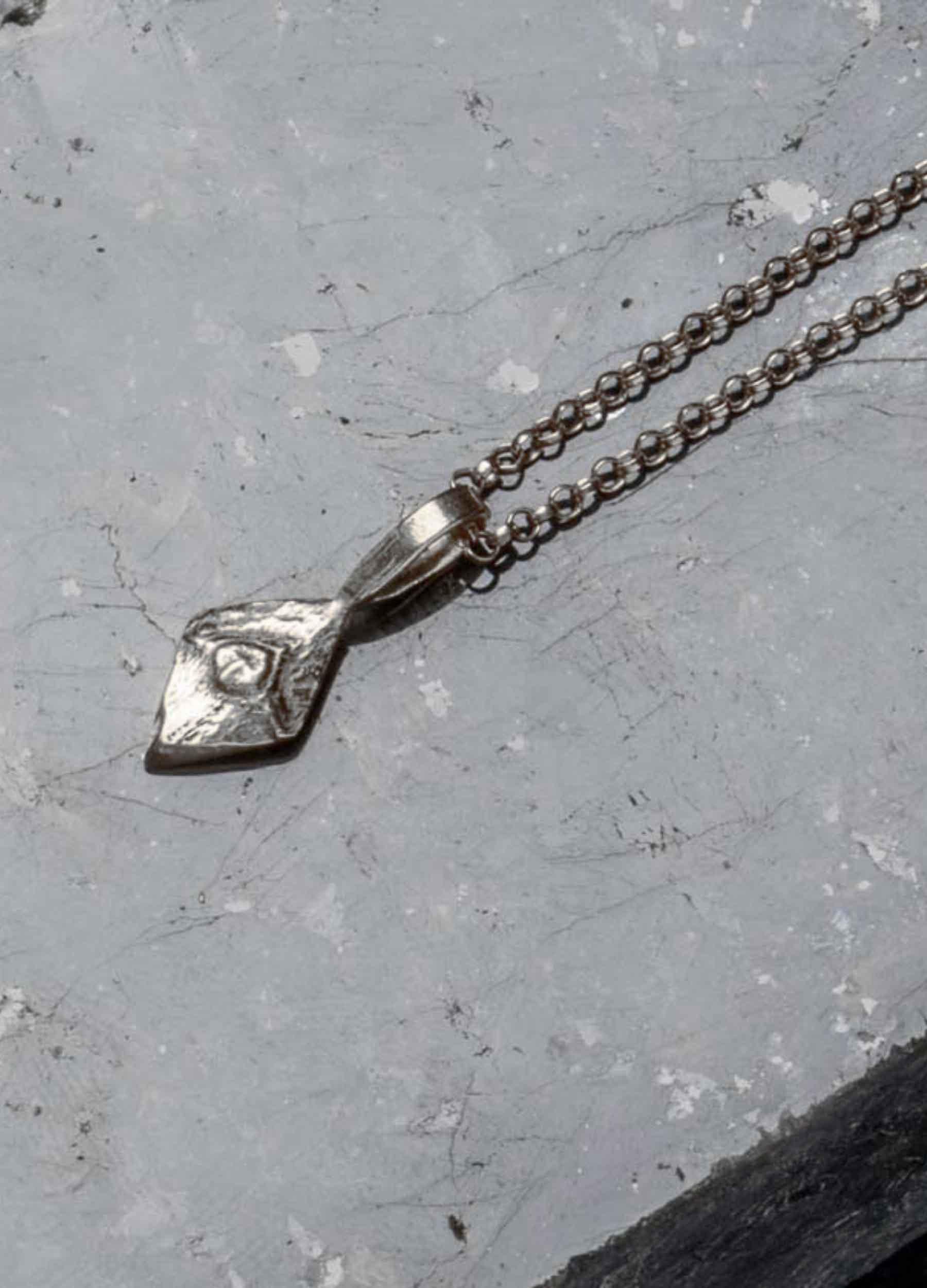 Kaarna necklace silver (sample)