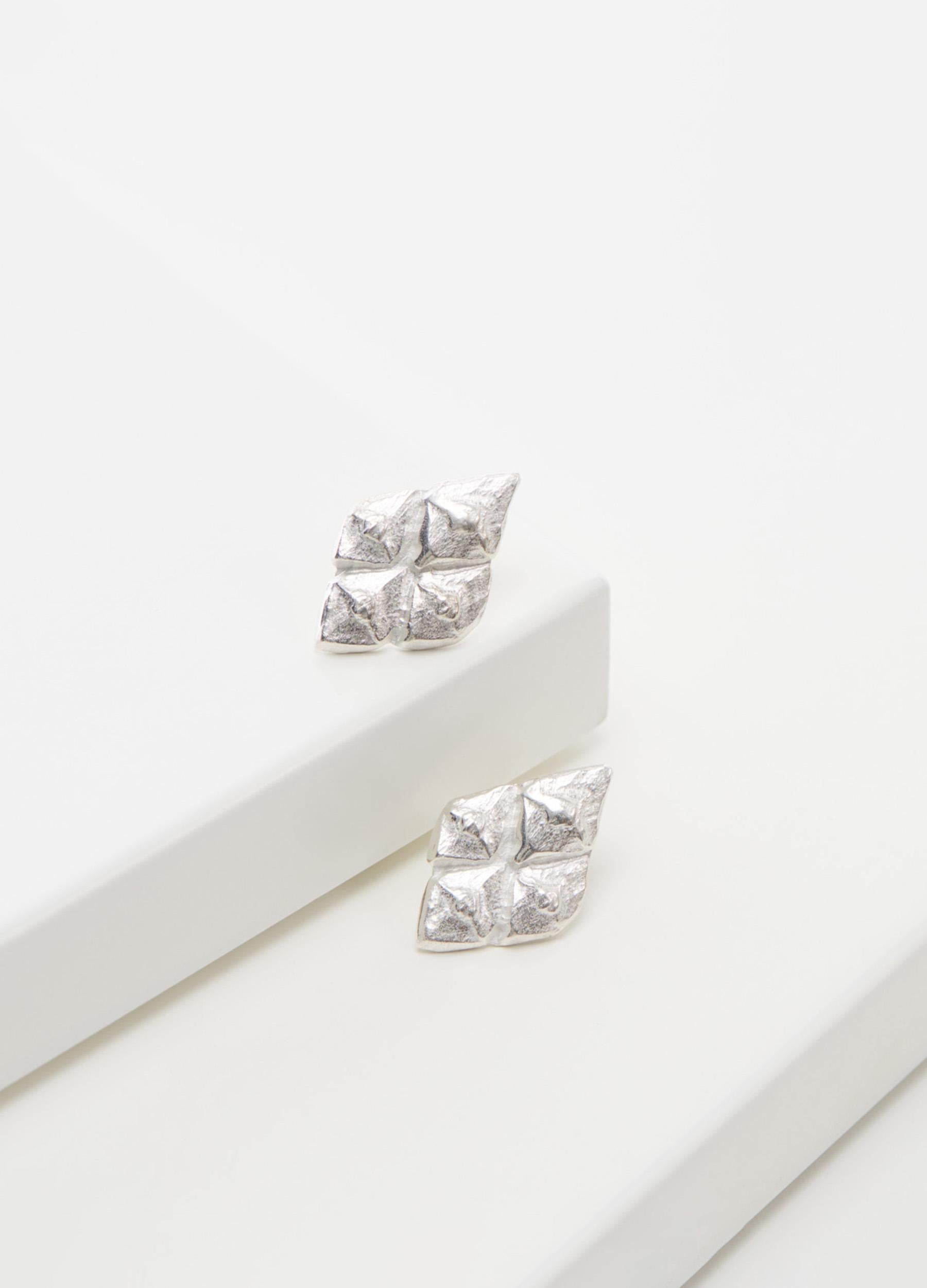 Pihka earrings small silver (sample)