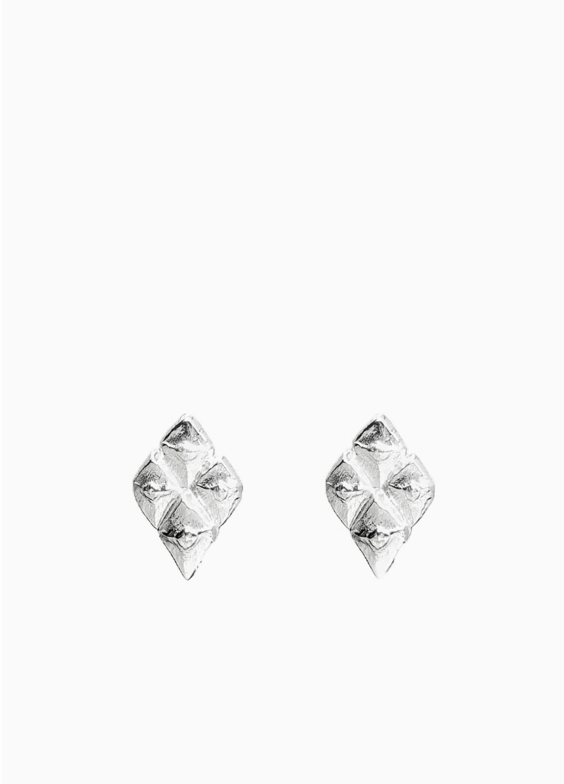 Pihka earrings small silver (sample)