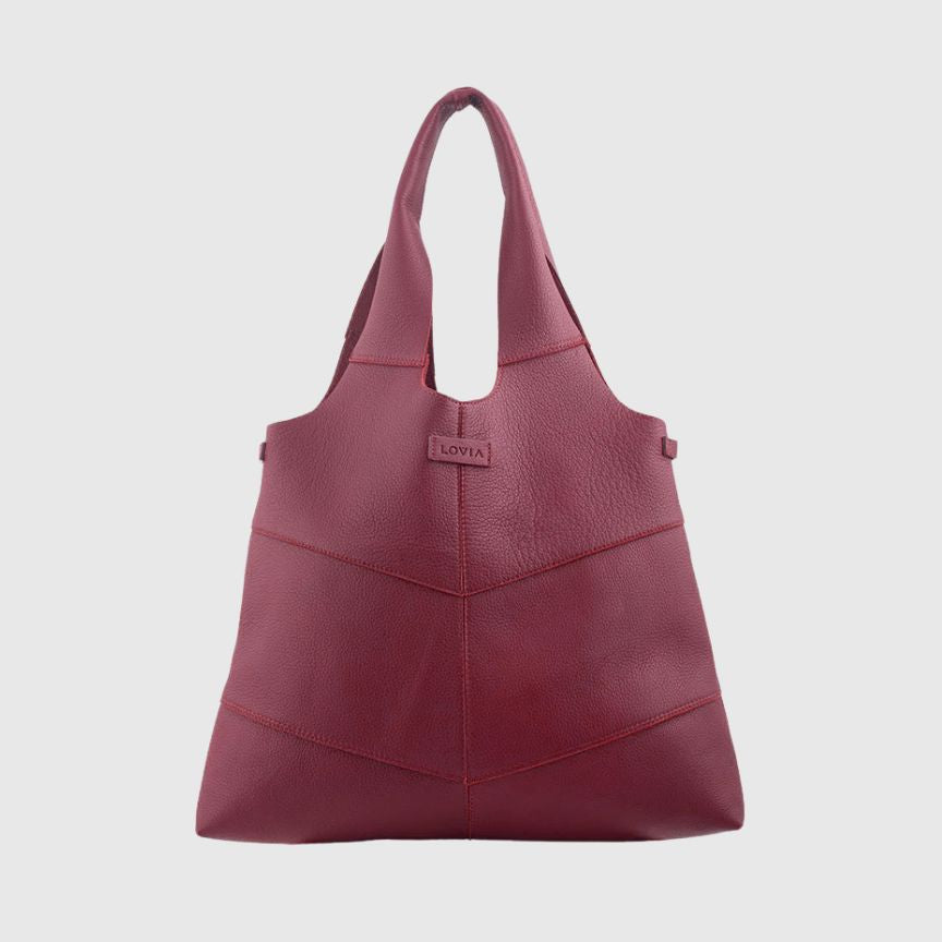 Rihma tote bag wine elk leather