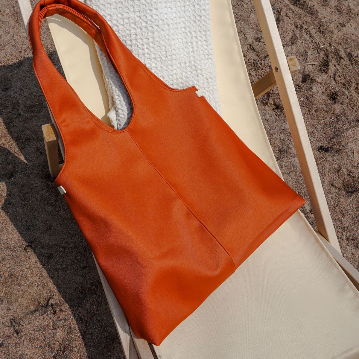 Rihma tote bag orange canvas (sample)