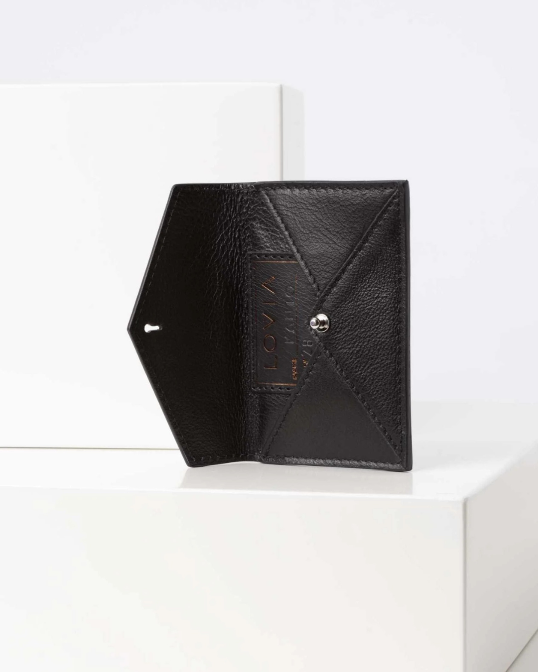 Kanto card holder foliage brown