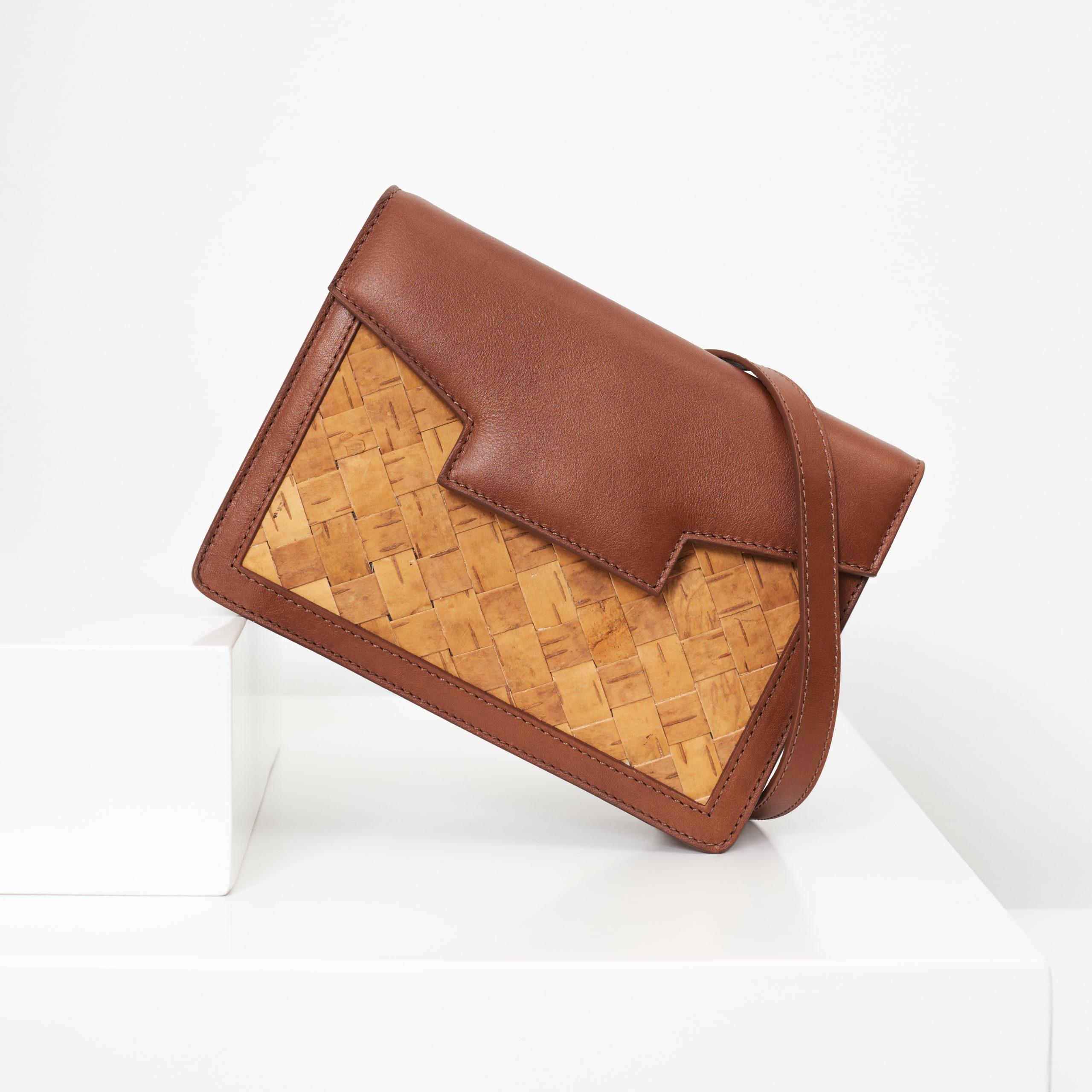 Kaiho crossbody-laukku ruskea tuohi