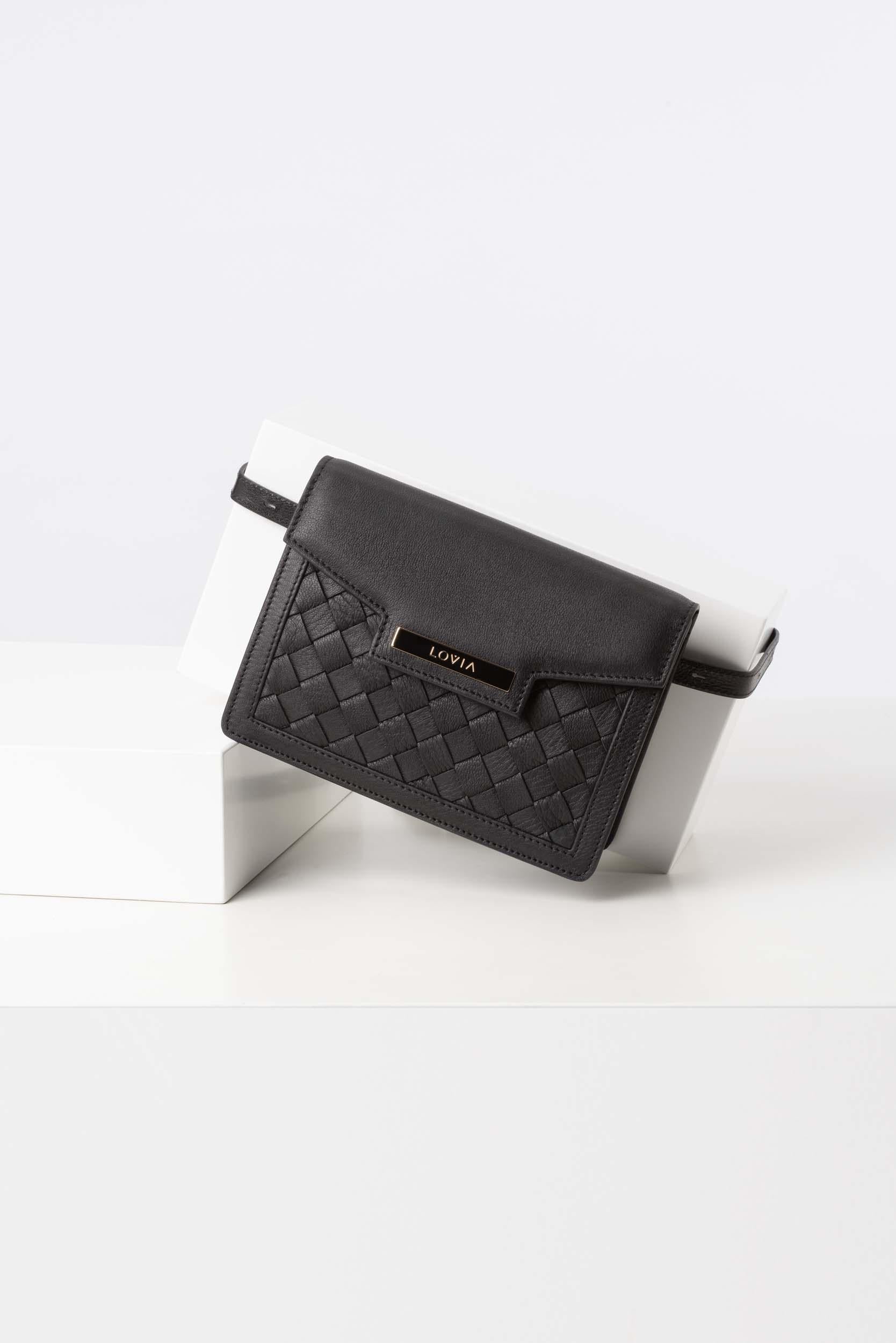 Kaiho shoulder bag Black / gold
