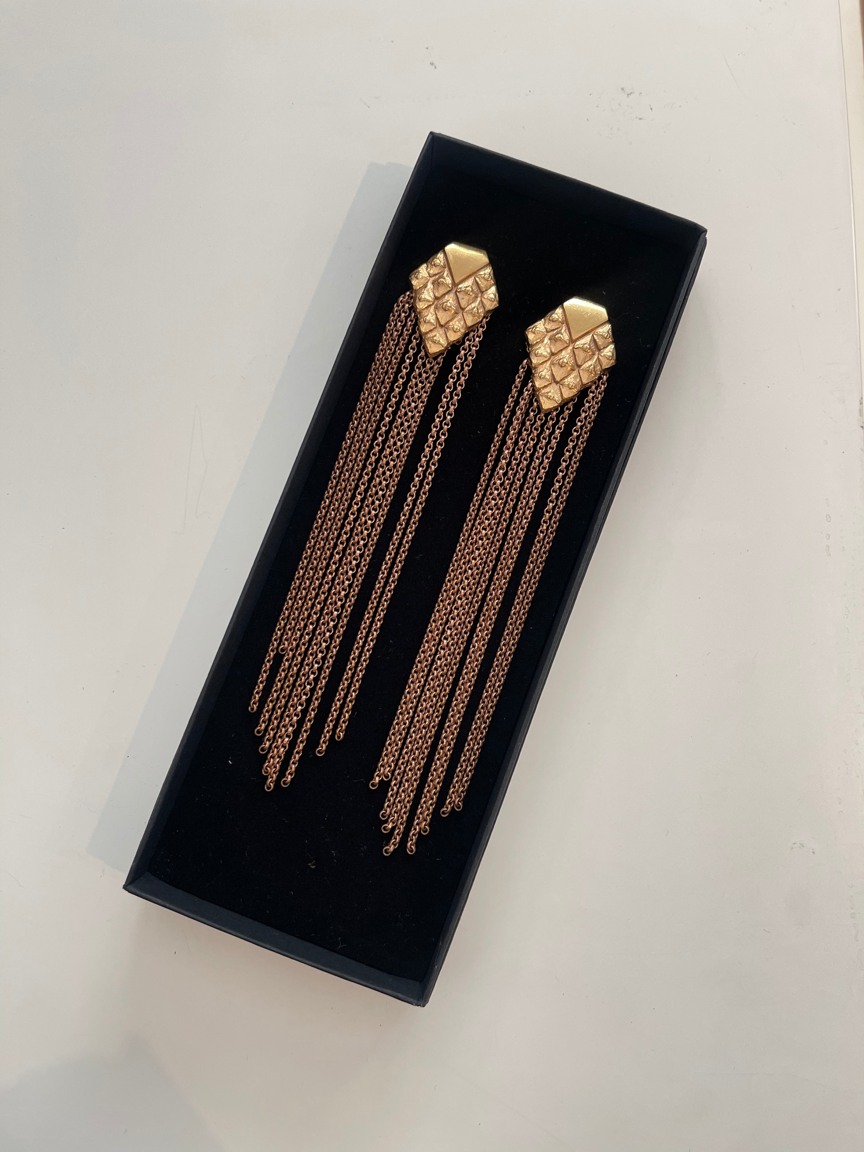 Havu earrings rosegold Sample