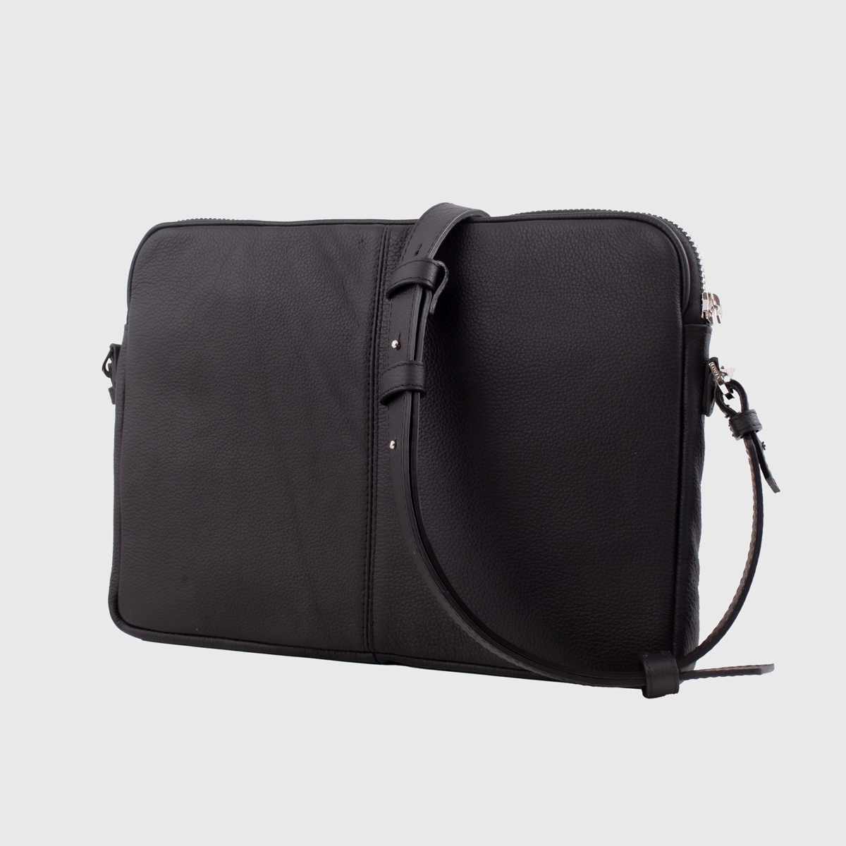 Rove leather laptop case black