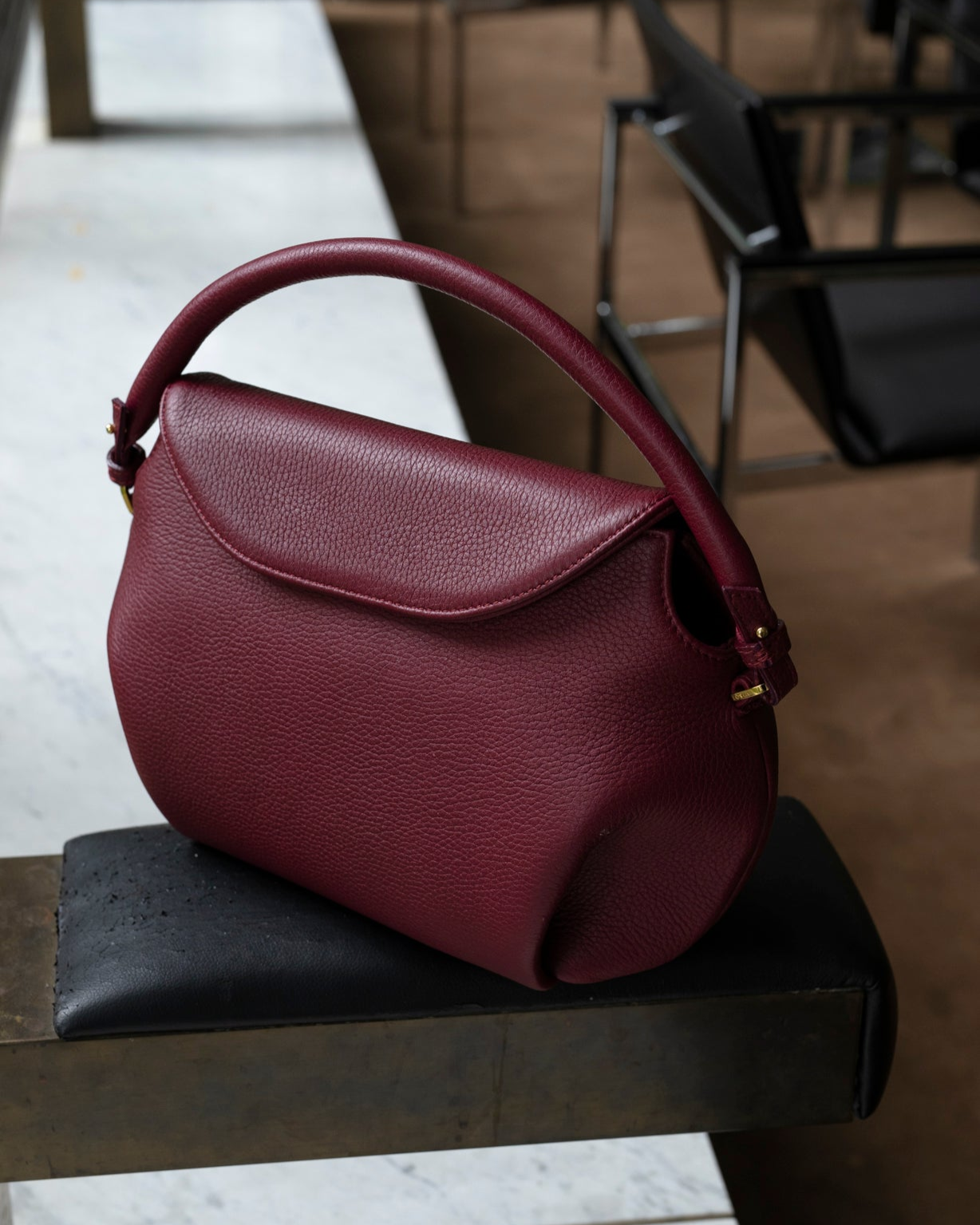 Ansa Crossbody Bag Wine