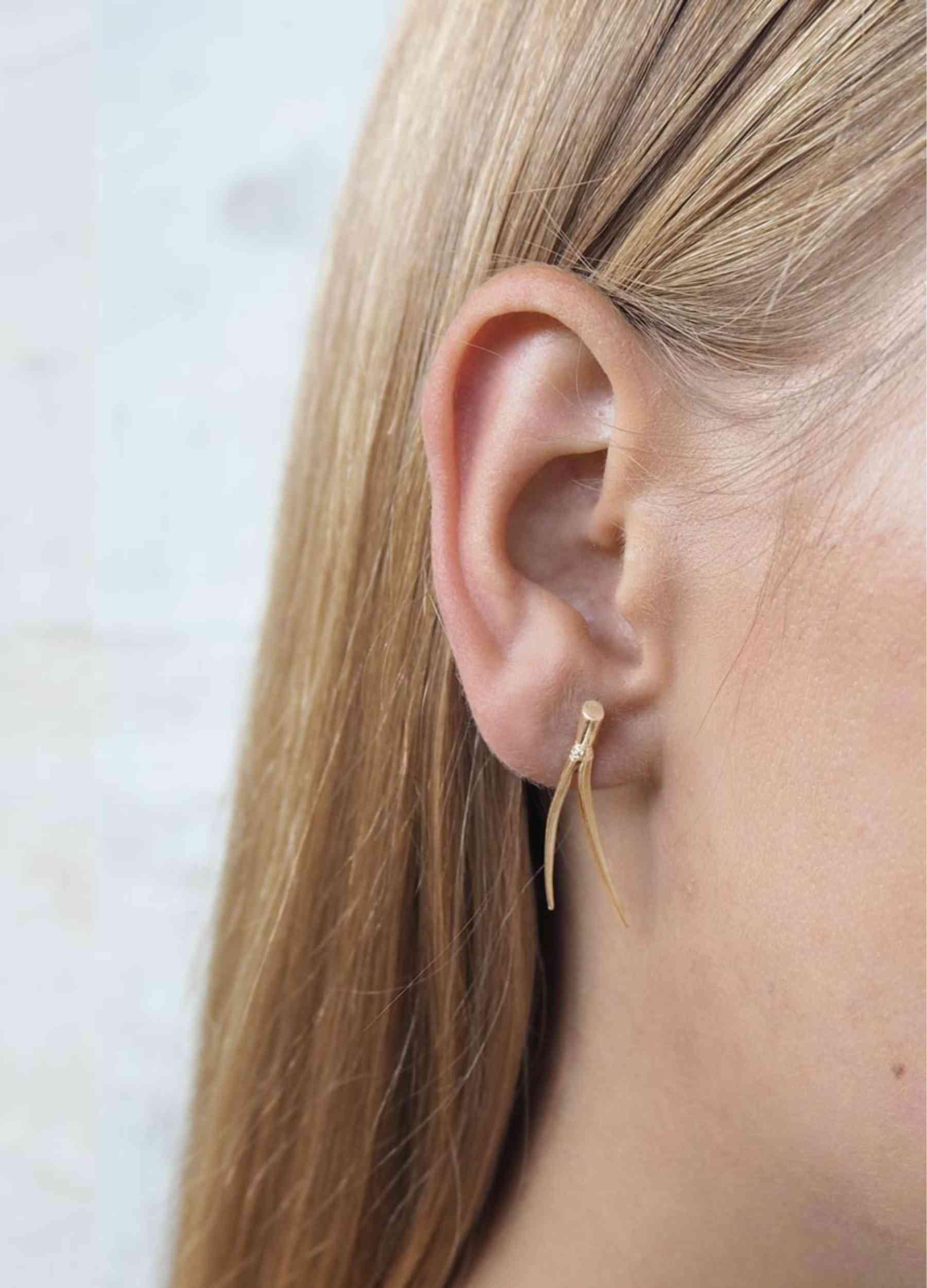 Petäja earrings rose gold (sample sale)