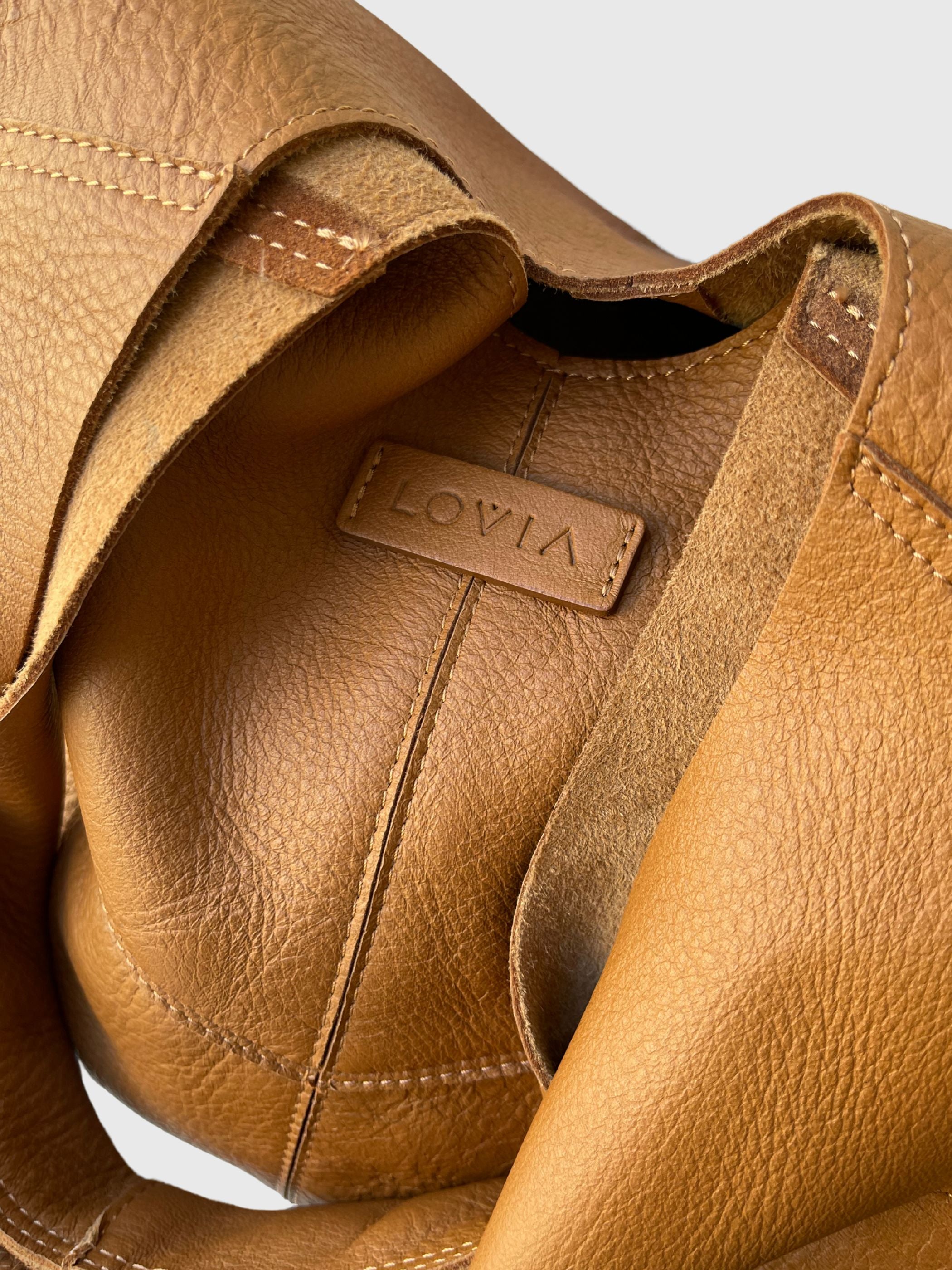 Rihma olkalaukku tan Sample