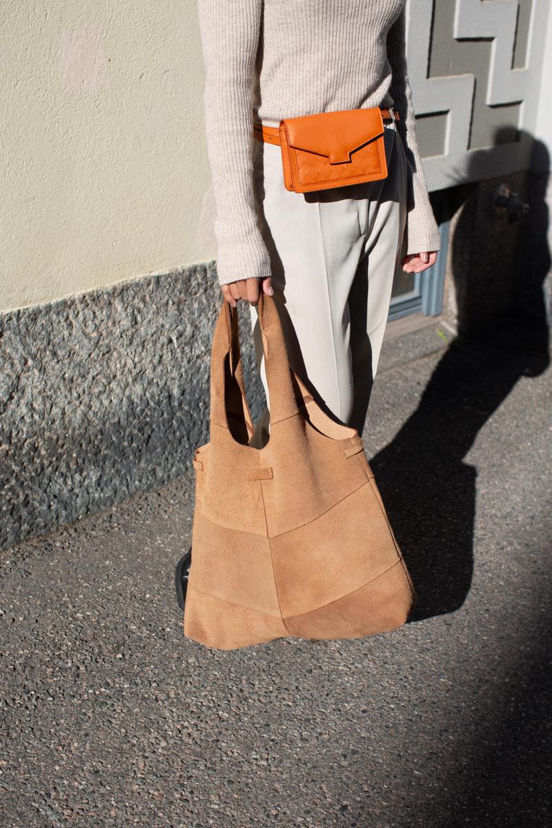 Hilla olkalaukku oranssi