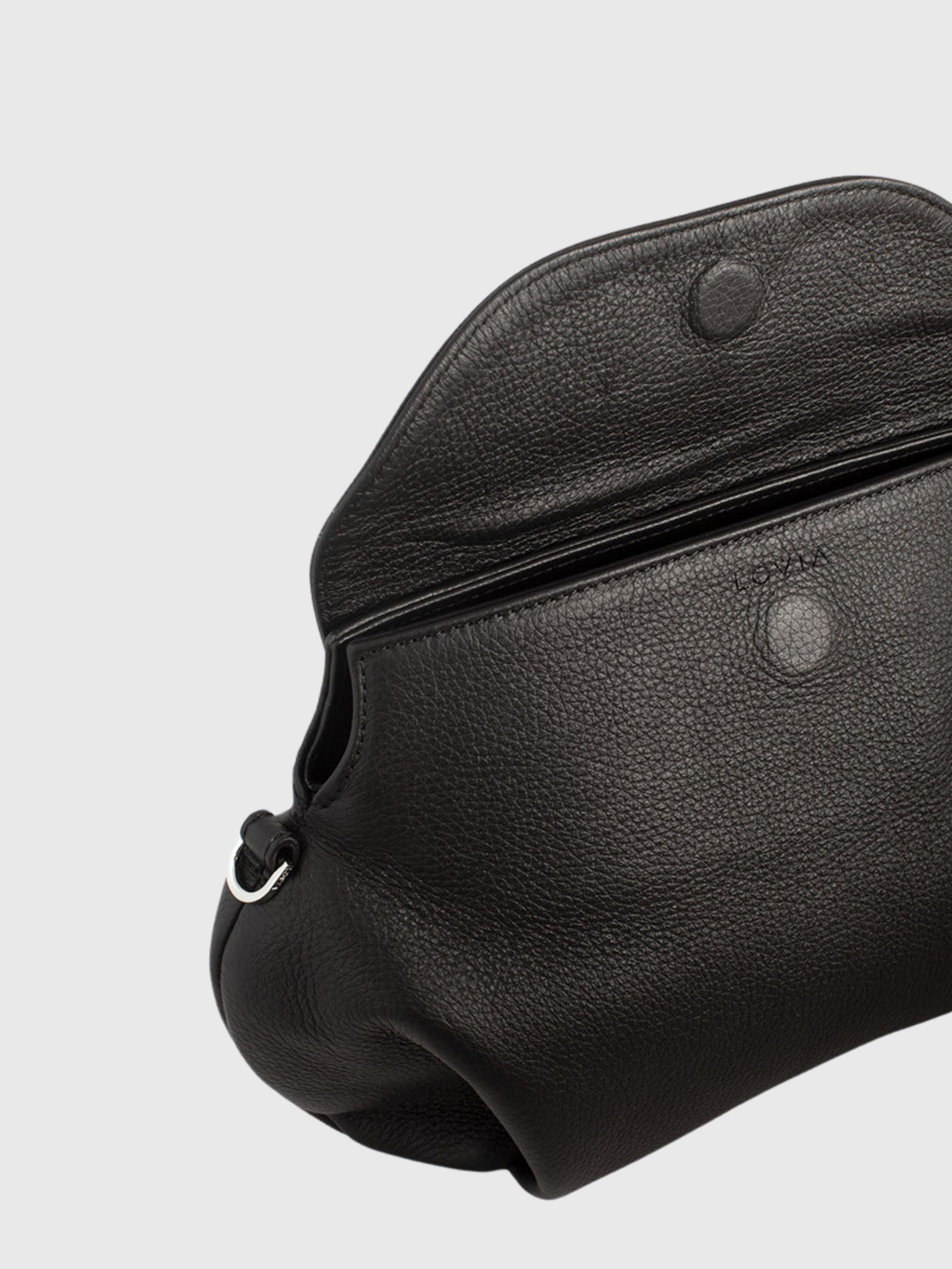 Ansa clutch bag black (sample)