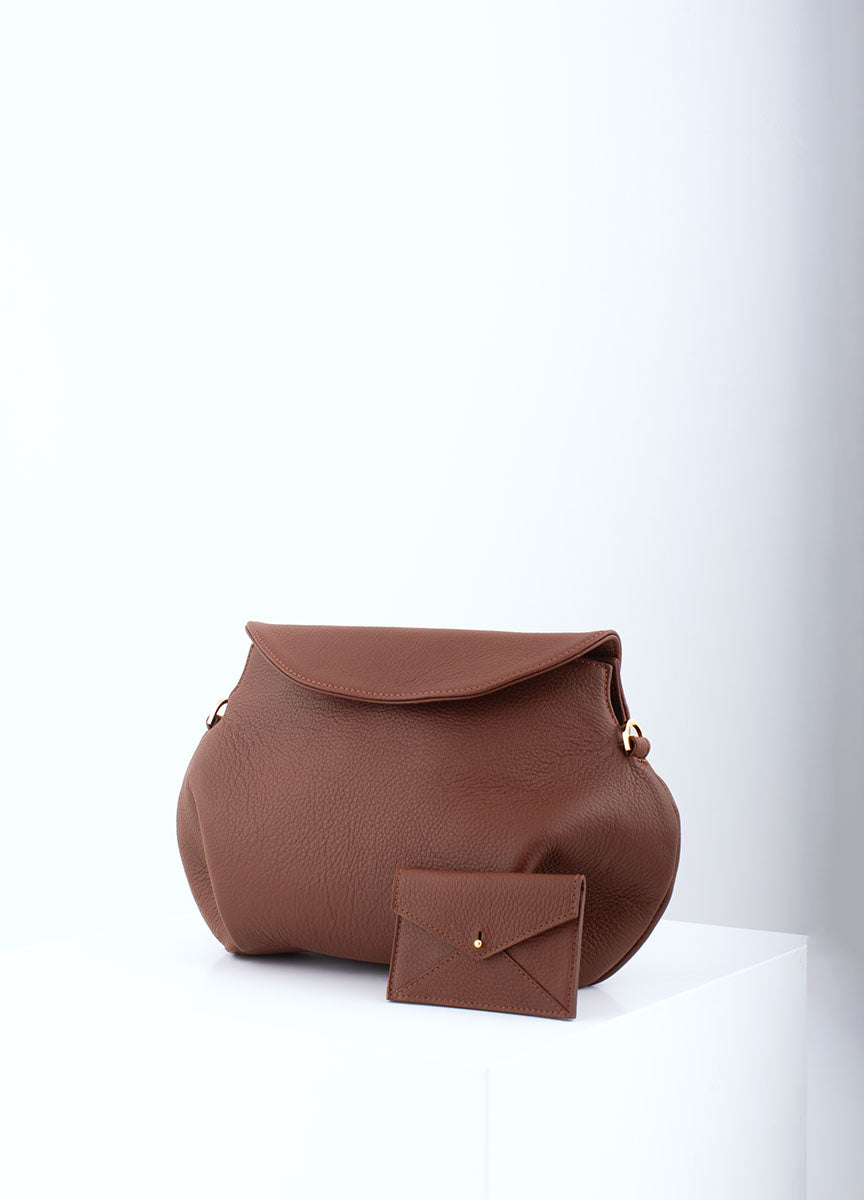 Ansa crossbody bag nordic brown