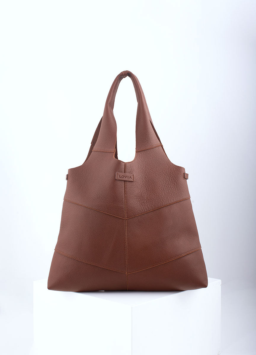Rihma Tote Bag Brown Elk Leather