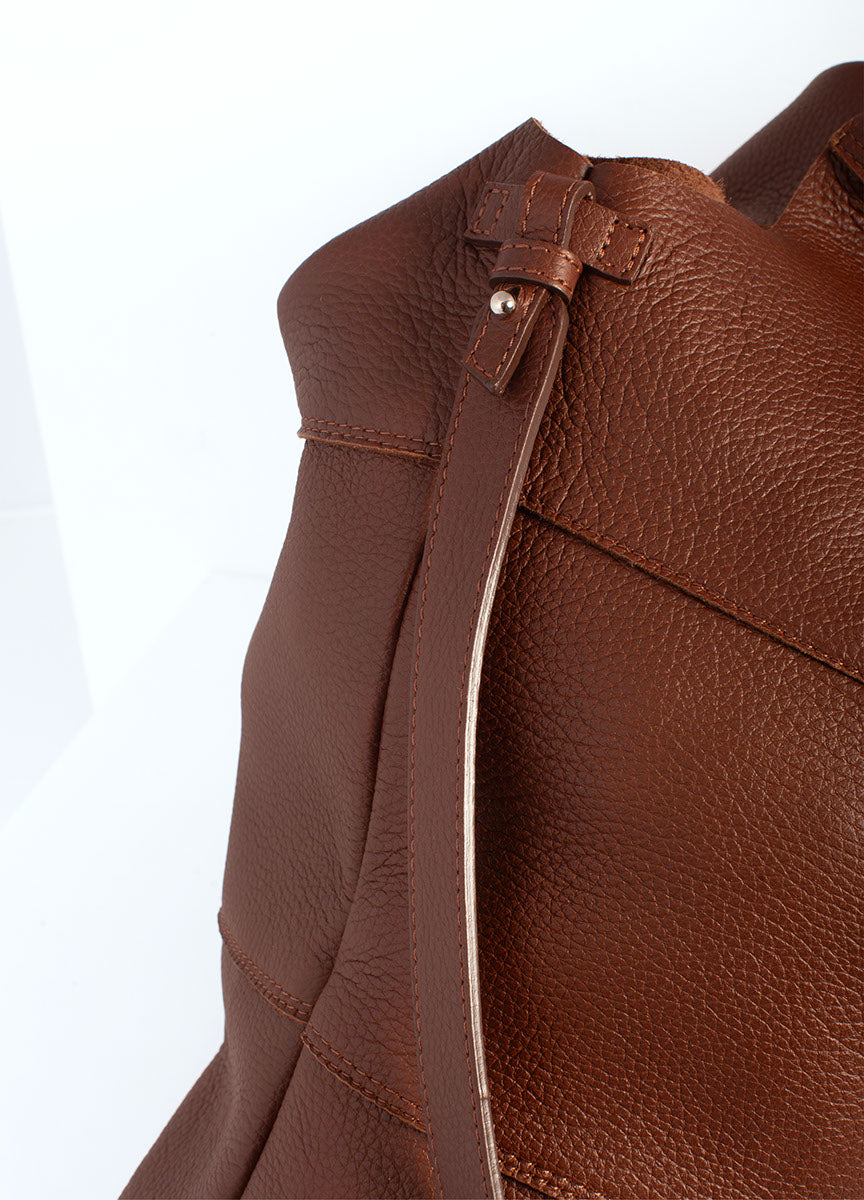 Rihma Tote Bag Brown Elk Leather