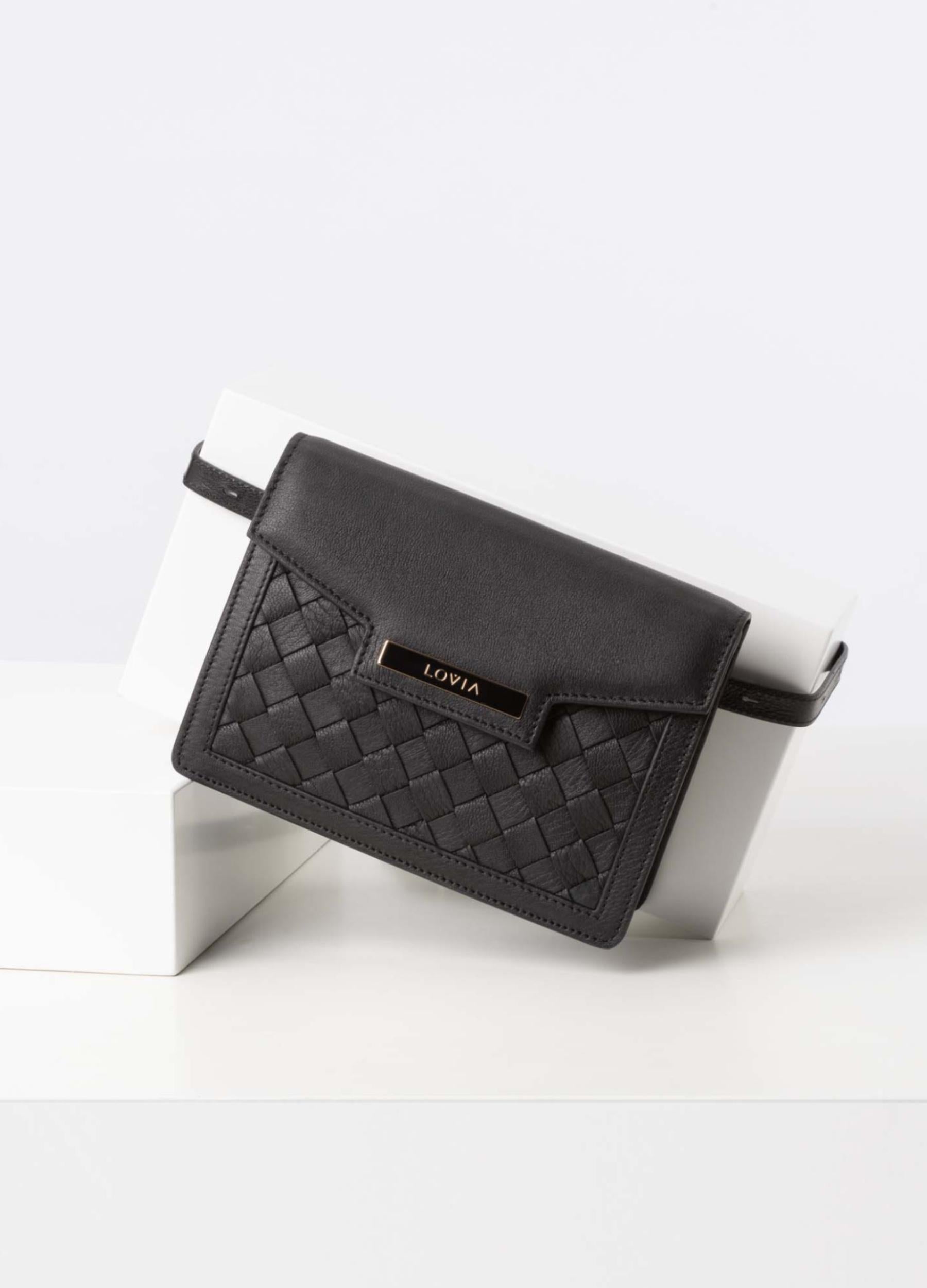 Belt bag strap for Hilla & Kaiho crossbody black / gold
