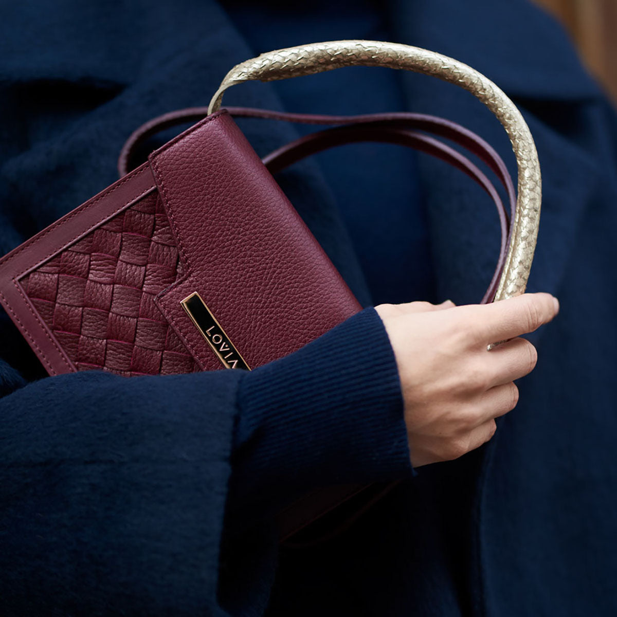 Kaiho crossbody burgundy