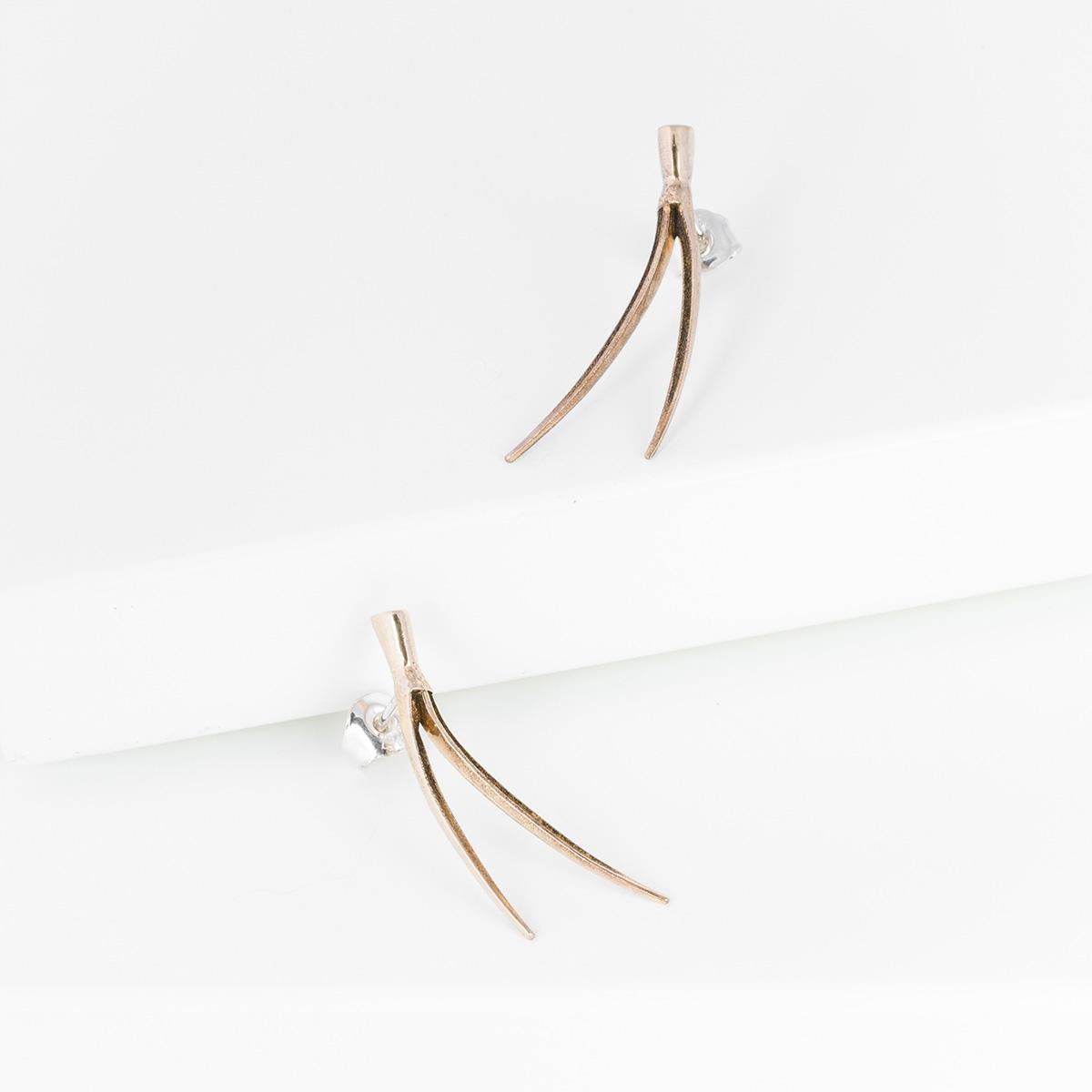 Petäja earrings bronze (sample)