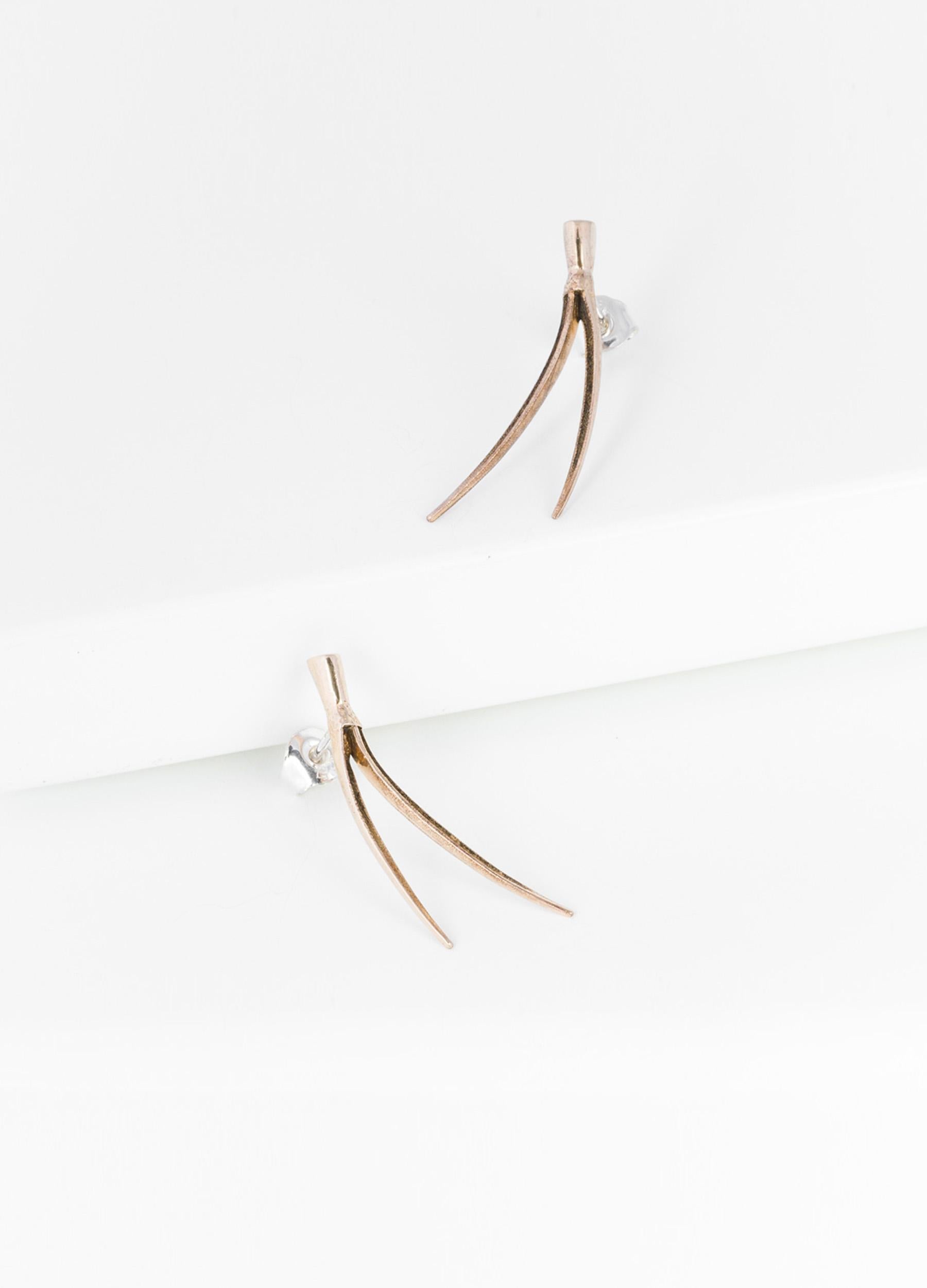 Petäja earrings bronze (sample)