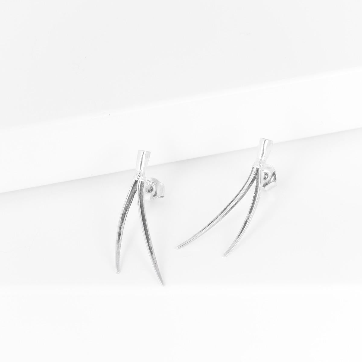 Petäja earrings silver (sample)