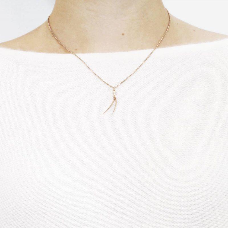 lovia jewellery needle necklace neulaskoru suomidesign