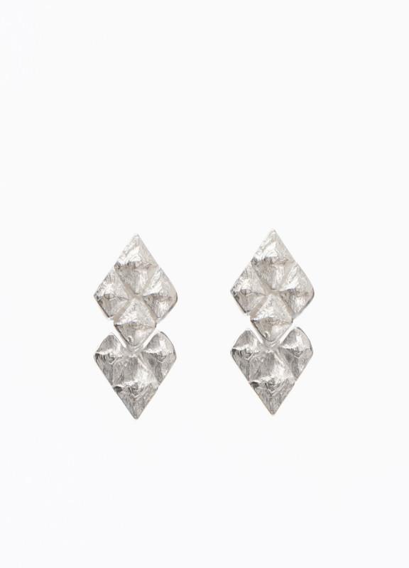 Lovia - Pihka Small Double Earrings Silver