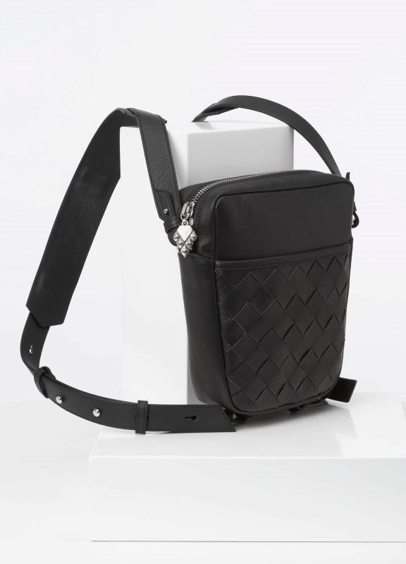 Lovia - Toivo Messenger Bag Black & Backpack Straps